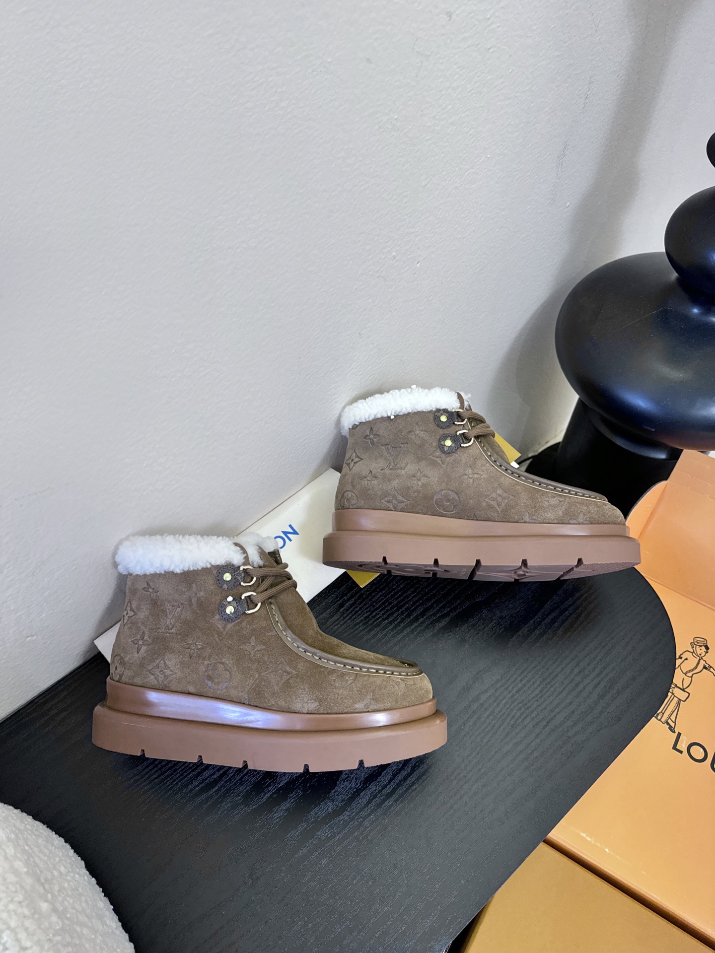 Lv 顶级版本Louis Vuitto路易斯威登LV驴牌L家Archlight经典毛茸茸系列滑雪系列玛丽