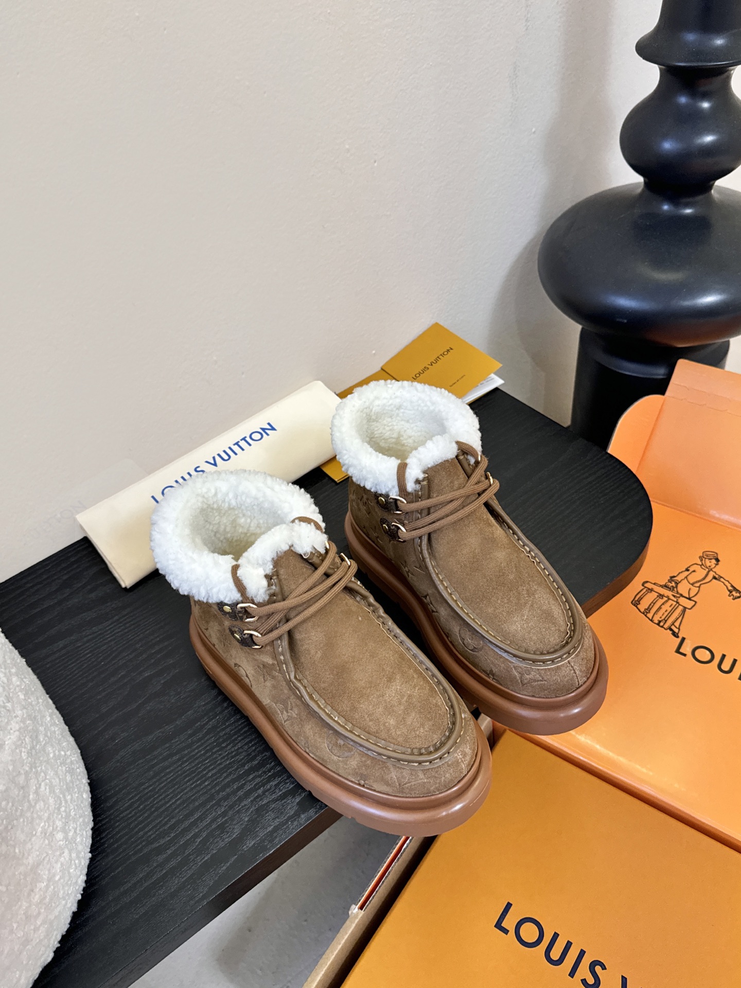 Lv 顶级版本Louis Vuitto路易斯威登LV驴牌L家Archlight经典毛茸茸系列滑雪系列玛丽