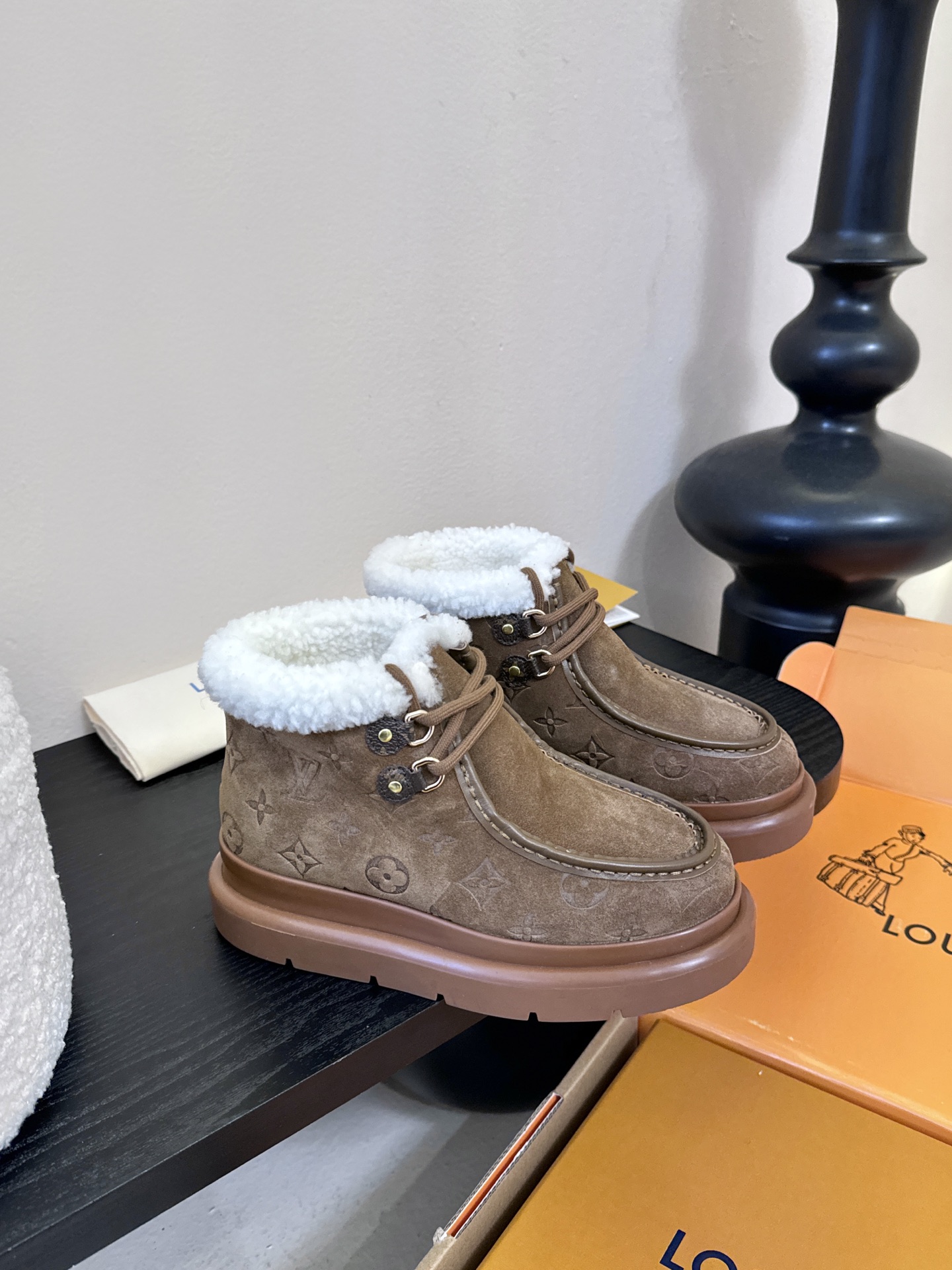 Lv 顶级版本Louis Vuitto路易斯威登LV驴牌L家Archlight经典毛茸茸系列滑雪系列玛丽