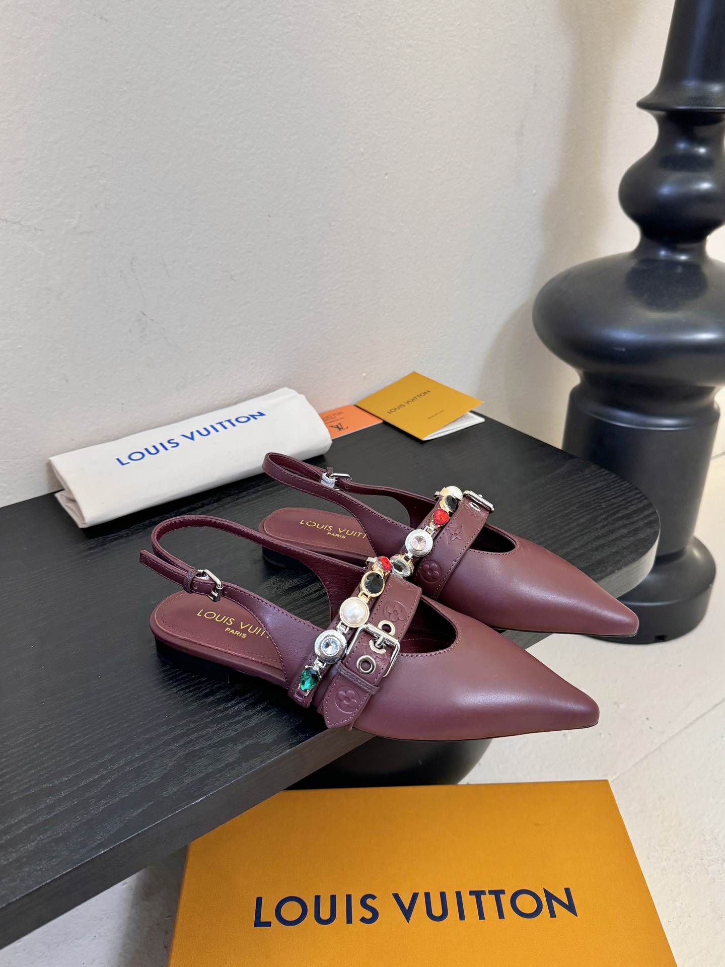 夏季新款 LOUIS VUITTON 路易威登 LV LEGACY 露跟高跟鞋后空凉鞋尖头猫跟高跟凉鞋本