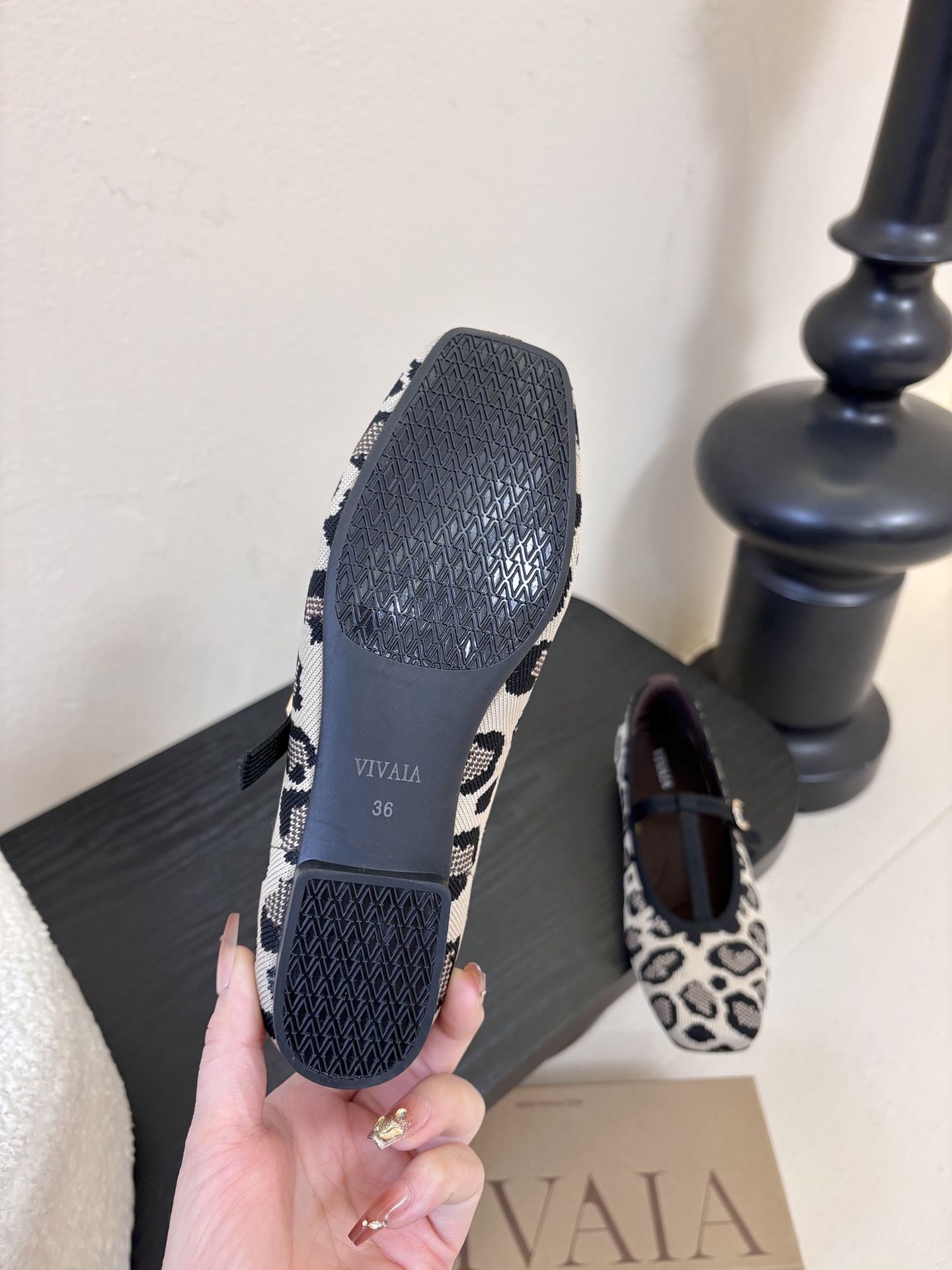 Vivai*25ss 针织风平底鞋玛丽珍鞋单鞋用针织面料，鞋面有麻花纹理，轻便又有弹性，脚感像穿袜子一样