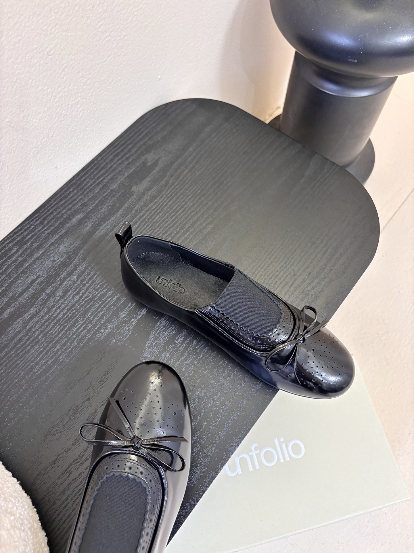 UNFOLIO26春夏超柔软芭蕾鞋鞋身采用进口柔软牛油皮&超软金属皮内里垫脚：水染羊皮尺码35-39 4