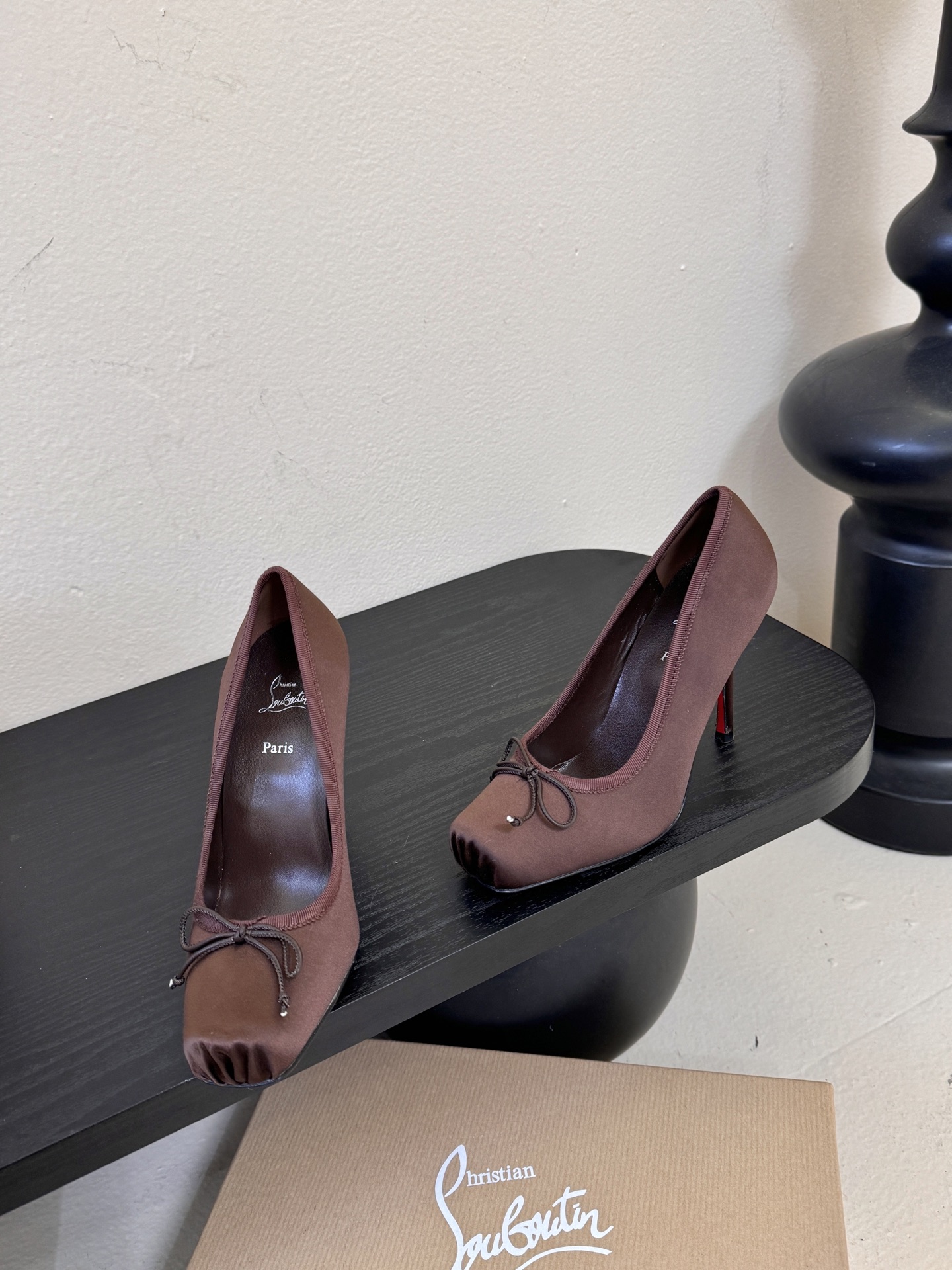 ChristinLouboutin/CL25WF新品猪鼻子蝴蝶结高跟鞋单鞋在时尚的舞台上CL始终是璀璨的