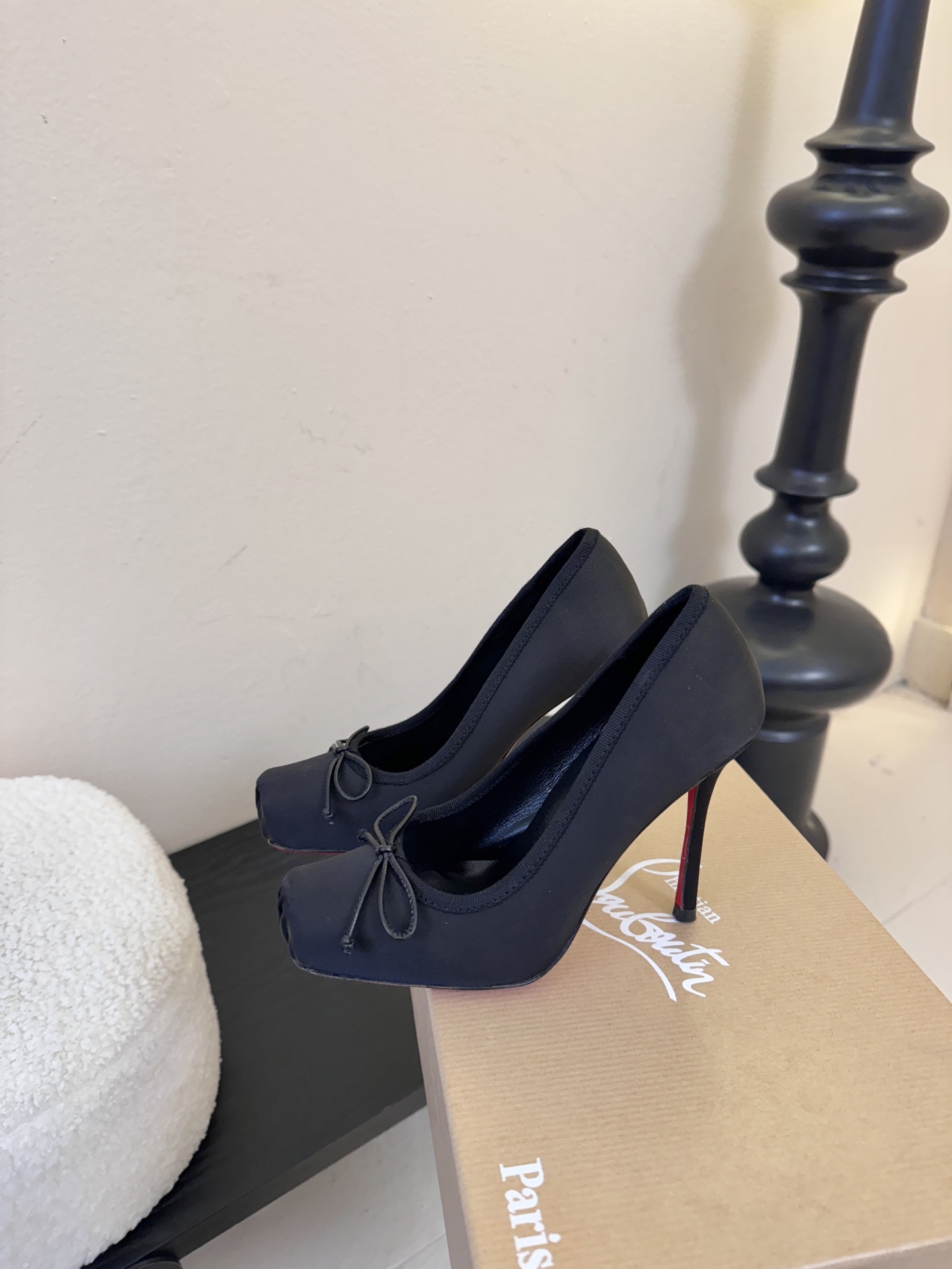 ChristinLouboutin/CL25WF新品猪鼻子蝴蝶结高跟鞋单鞋在时尚的舞台上CL始终是璀璨的