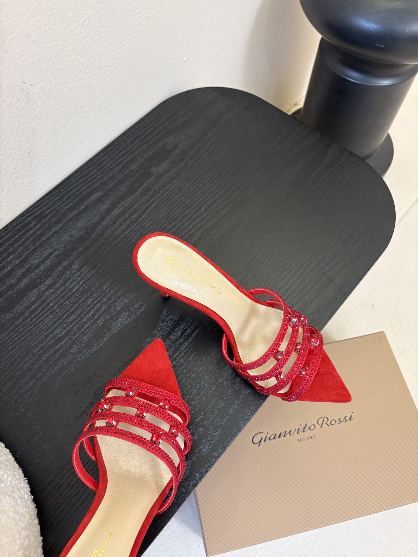 吉安维托·罗西 (Gianvito Rossi) 2023官网最新发尖头凉拖原版拆解1:1完美复刻鞋面进