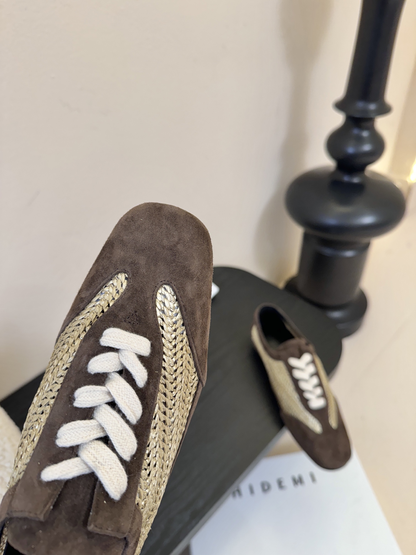 HIDEMI ✨ 2026早春新款复古中性镂空编织平底单鞋乐福鞋✨时髦配色💯好看❗️好穿❗️时髦精纷纷g