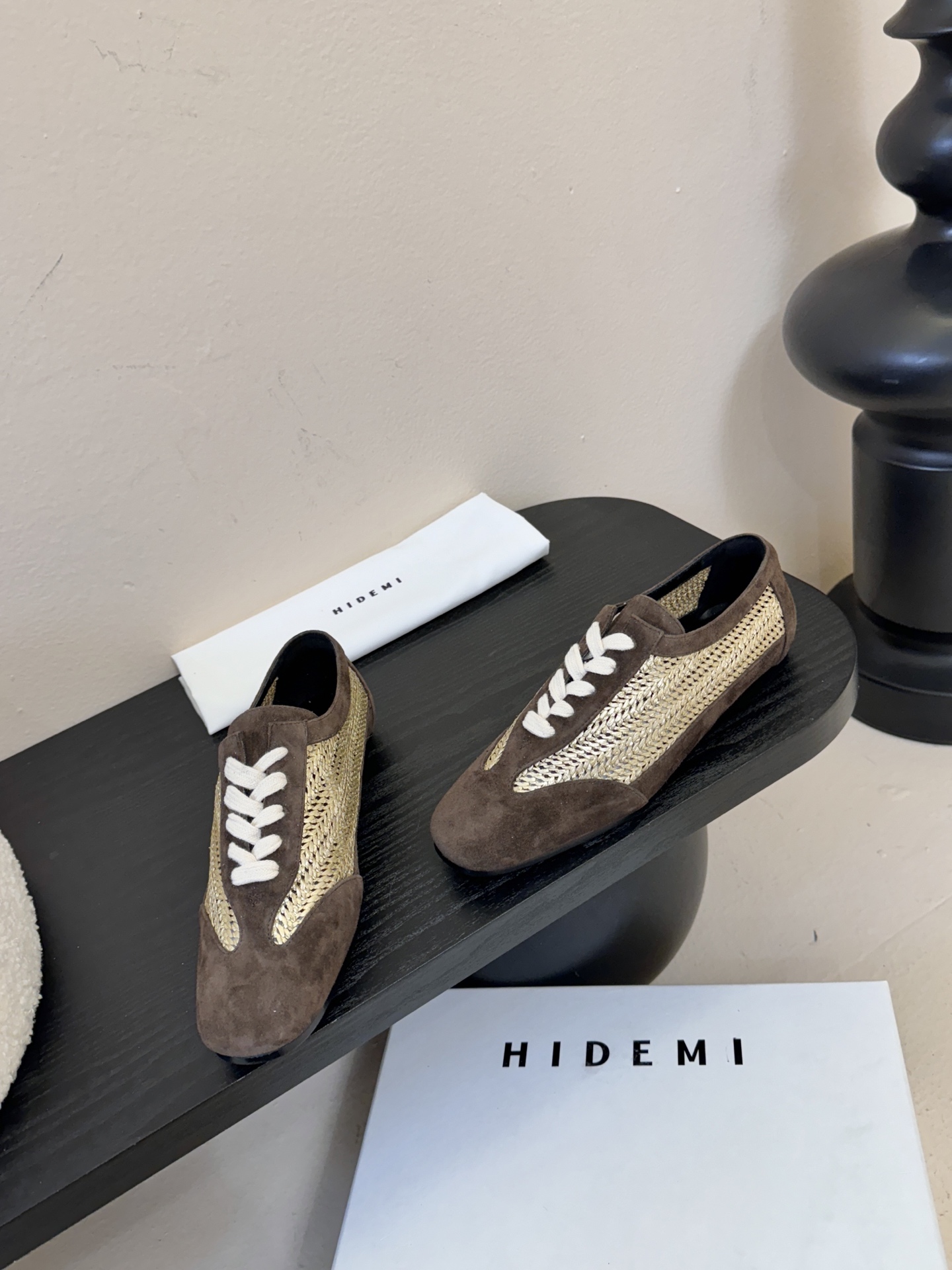 HIDEMI ✨ 2026早春新款复古中性镂空编织平底单鞋乐福鞋✨时髦配色💯好看❗️好穿❗️时髦精纷纷g