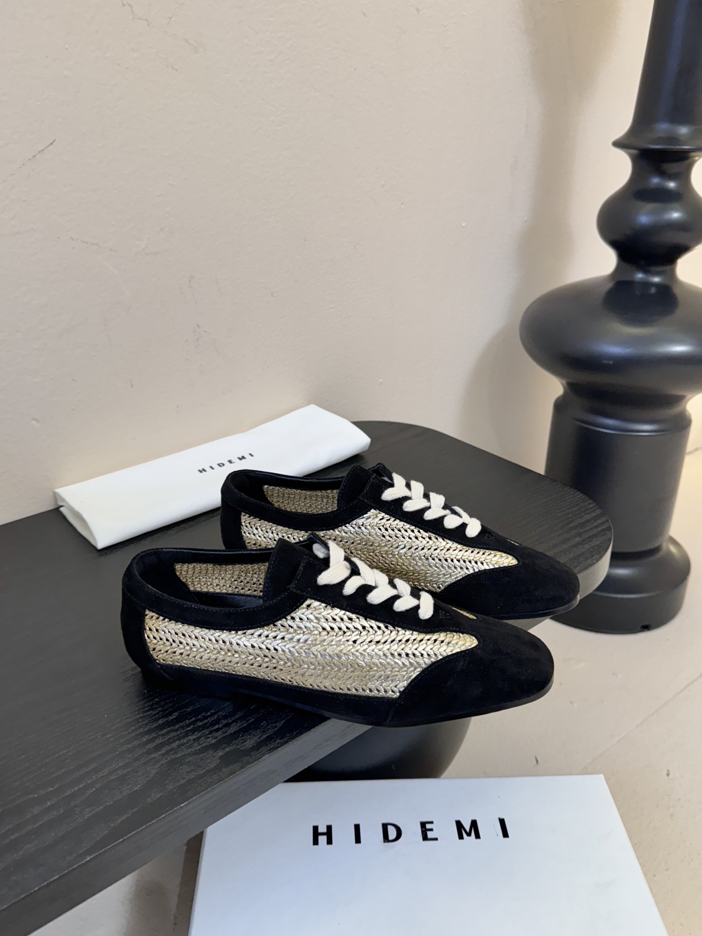 HIDEMI ✨ 2026早春新款复古中性镂空编织平底单鞋乐福鞋✨时髦配色💯好看❗️好穿❗️时髦精纷纷g