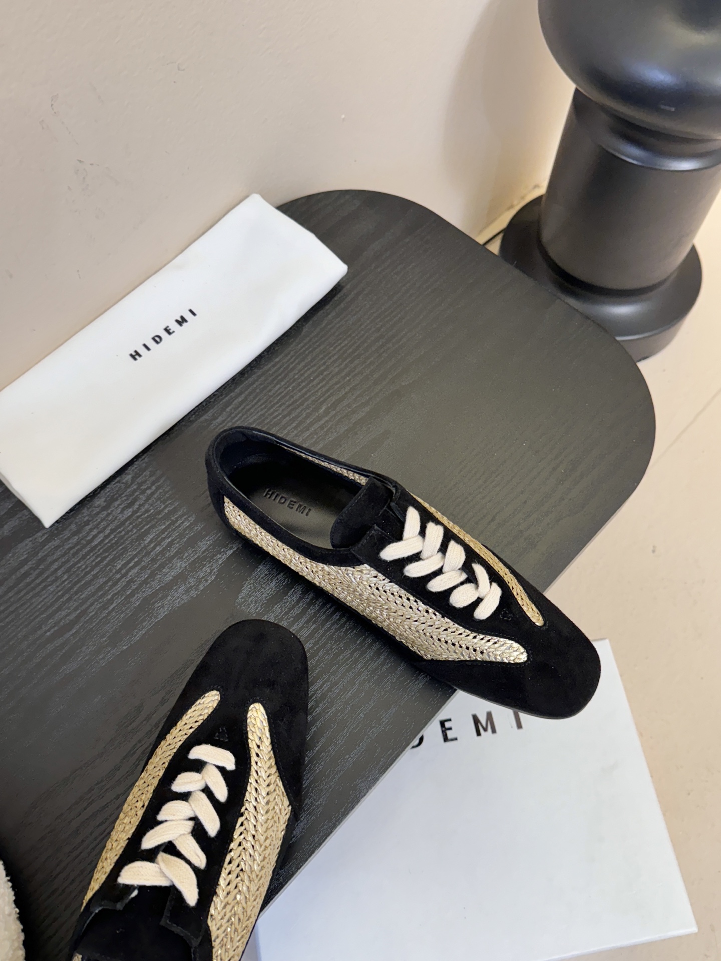 HIDEMI ✨ 2026早春新款复古中性镂空编织平底单鞋乐福鞋✨时髦配色💯好看❗️好穿❗️时髦精纷纷g