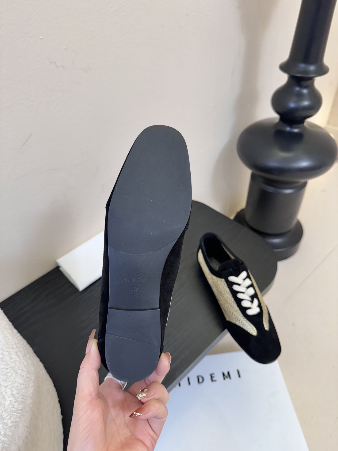 HIDEMI ✨ 2026早春新款复古中性镂空编织平底单鞋乐福鞋✨时髦配色💯好看❗️好穿❗️时髦精纷纷g