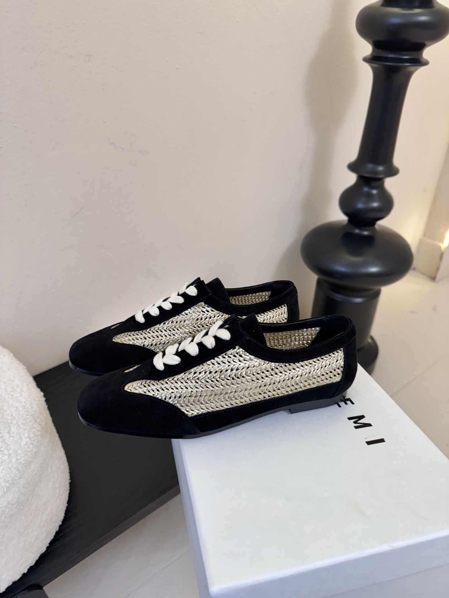 HIDEMI ✨ 2026早春新款复古中性镂空编织平底单鞋乐福鞋✨时髦配色💯好看❗️好穿❗️时髦精纷纷g