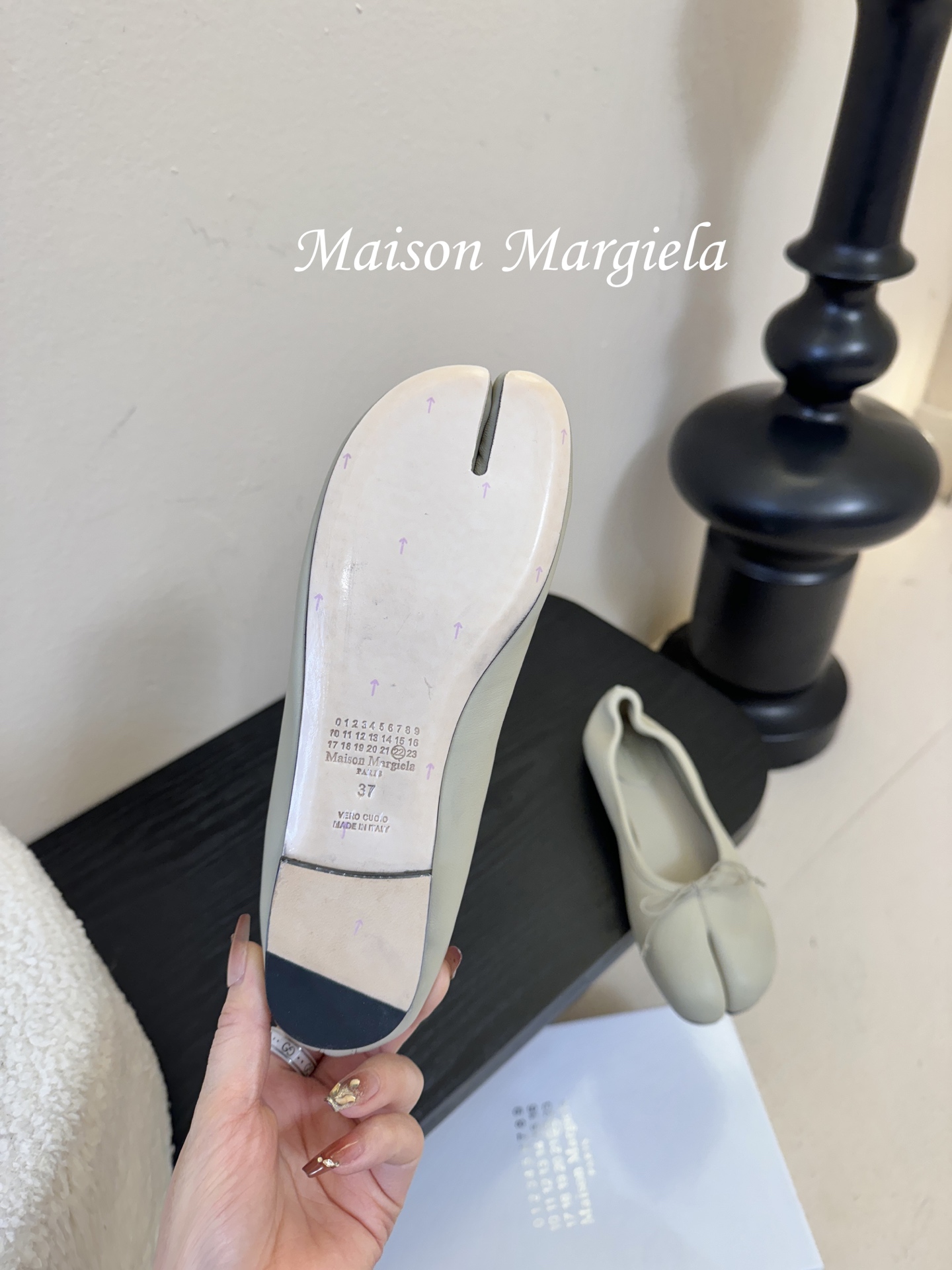 MM6【Maison Magical】马吉拉26ss春夏新品一脚蹬乐福鞋平底分趾鞋懒人鞋芭蕾舞鞋这是一双