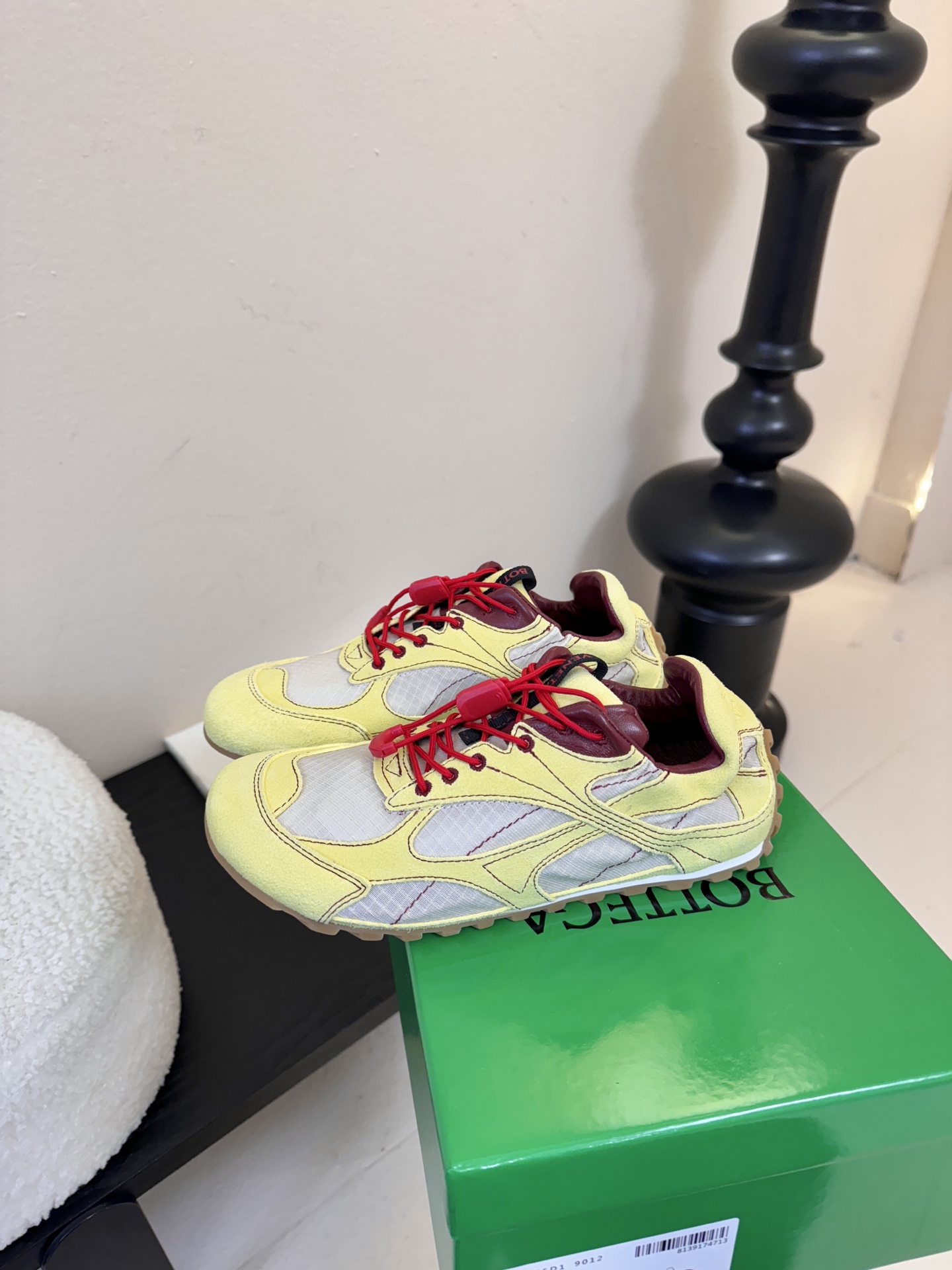 Bottega Veneta 葆蝶家BV最新款Orbit Flash系列 情侣款 复古 网面 休闲 运动