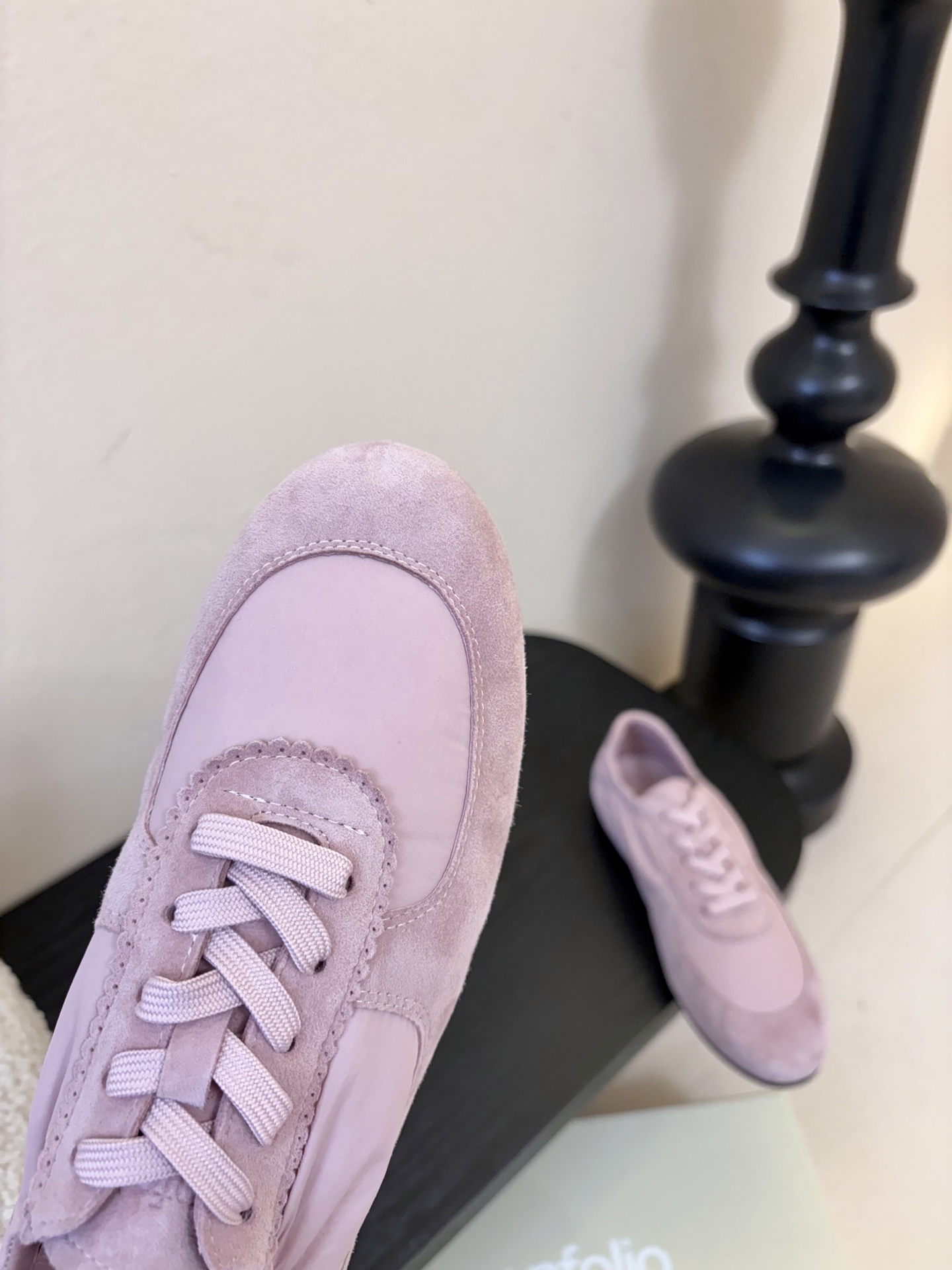 UNFOLIO cambre褶皱芭蕾德训鞋，材料同原版一致，鞋面羊反绒➕防水尼龙织物，内里&垫脚羊皮，尺