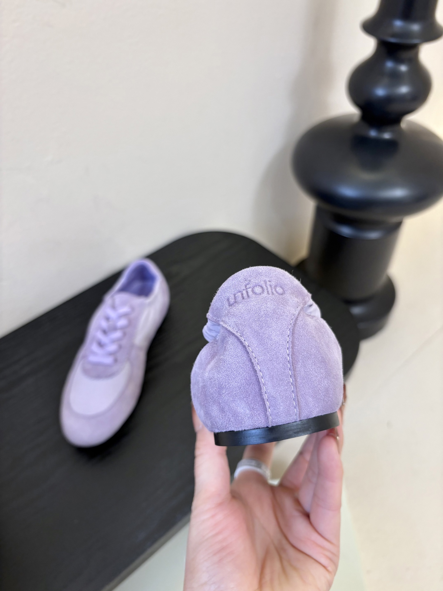 UNFOLIO cambre褶皱芭蕾德训鞋，材料同原版一致，鞋面羊反绒➕防水尼龙织物，内里&垫脚羊皮，尺