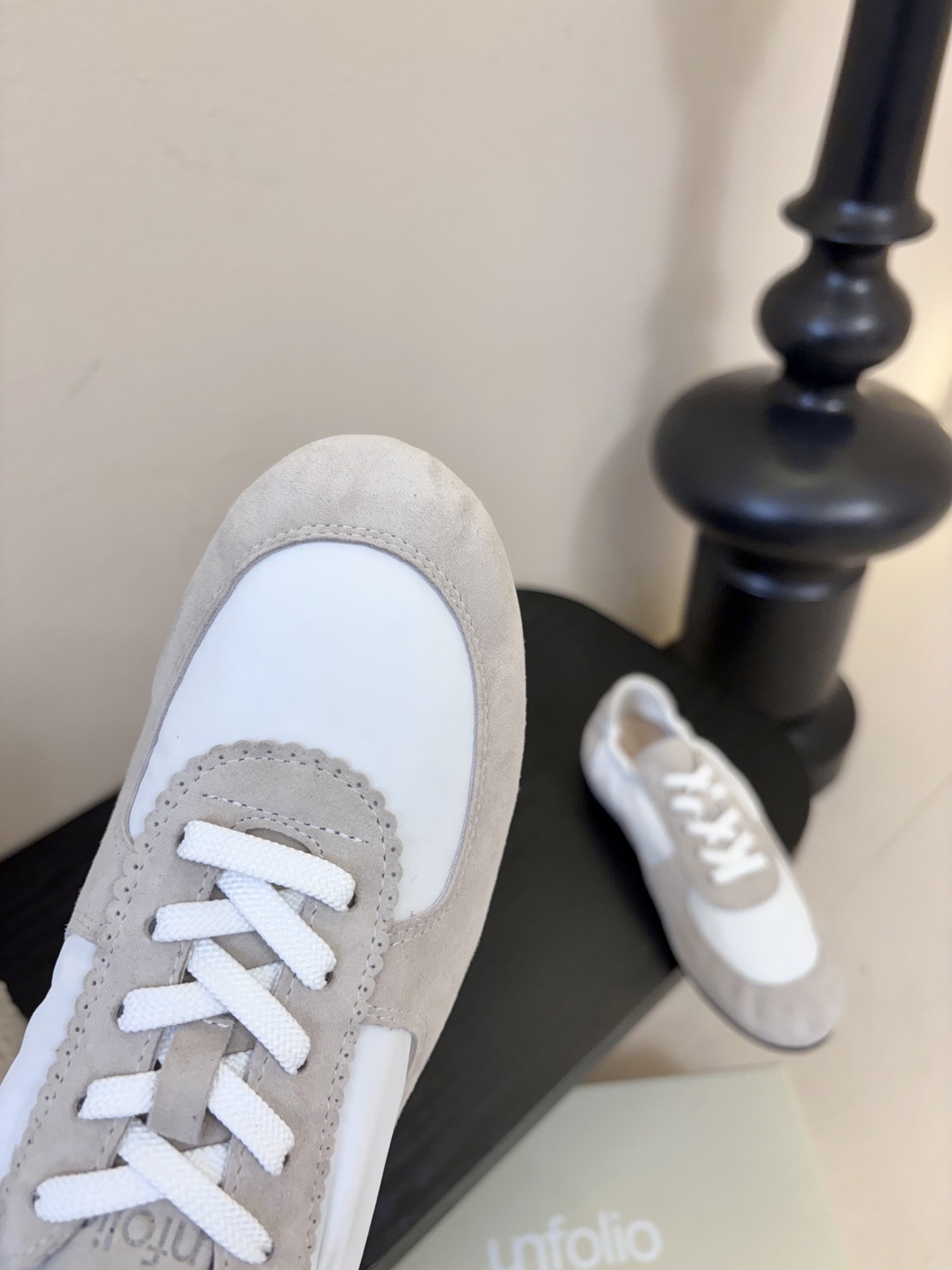 UNFOLIO cambre褶皱芭蕾德训鞋，材料同原版一致，鞋面羊反绒➕防水尼龙织物，内里&垫脚羊皮，尺