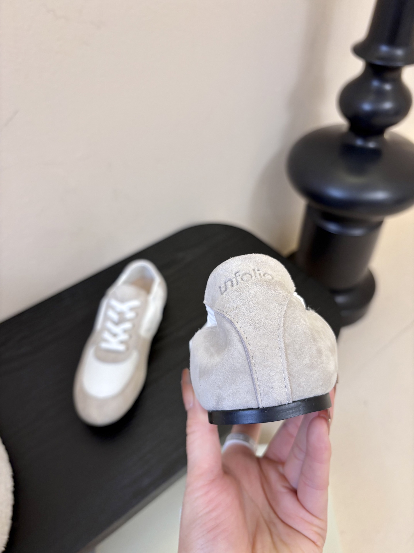 UNFOLIO cambre褶皱芭蕾德训鞋，材料同原版一致，鞋面羊反绒➕防水尼龙织物，内里&垫脚羊皮，尺