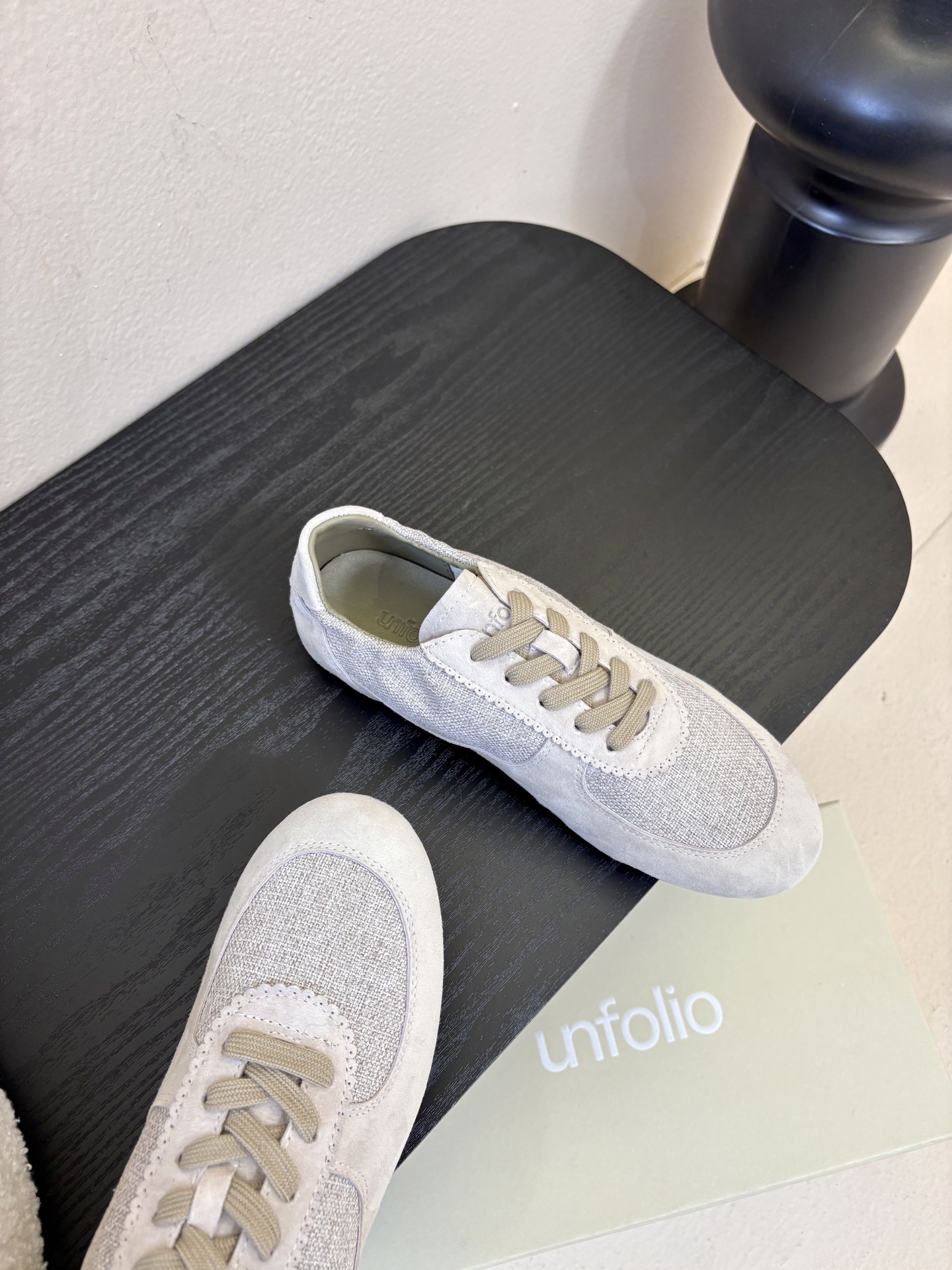 UNFOLIO cambre褶皱芭蕾德训鞋，材料同原版一致，鞋面羊反绒➕防水尼龙织物，内里&垫脚羊皮，尺