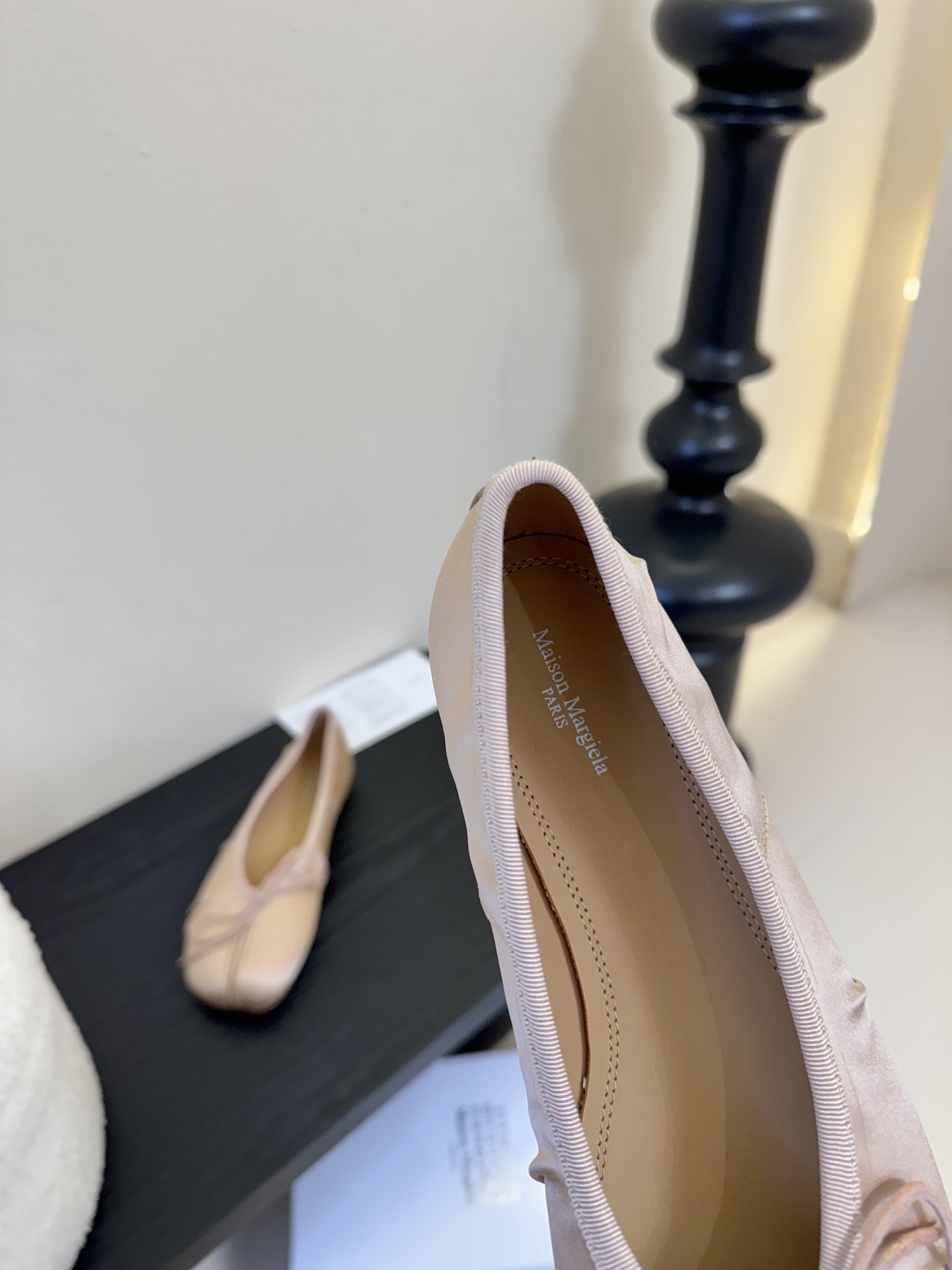 Maison Margiela丨MM6马吉拉新款皱褶分趾鞋 松紧绑带款Tabi分趾鞋 芭蕾舞鞋 原版开模