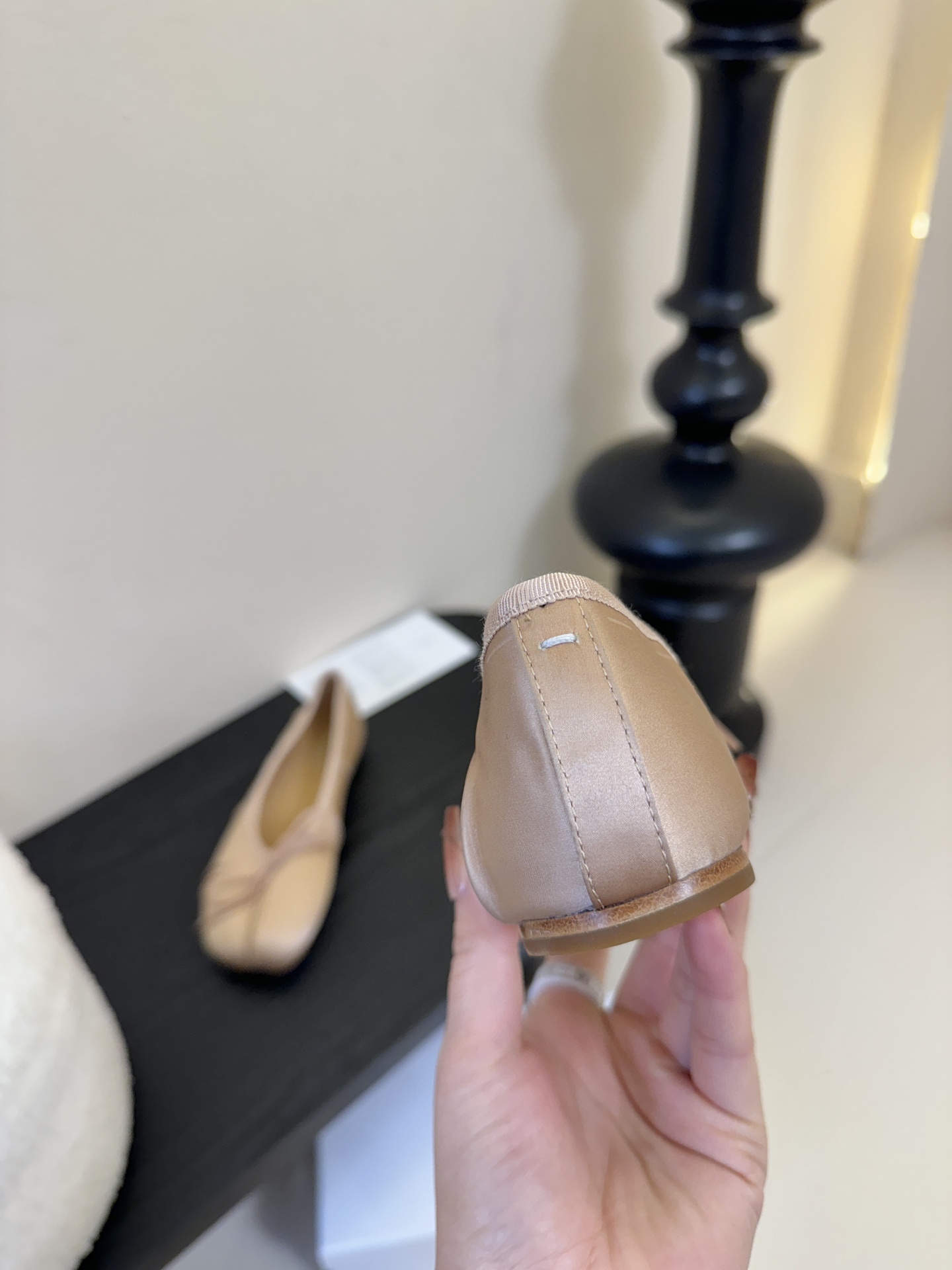 Maison Margiela丨MM6马吉拉新款皱褶分趾鞋 松紧绑带款Tabi分趾鞋 芭蕾舞鞋 原版开模