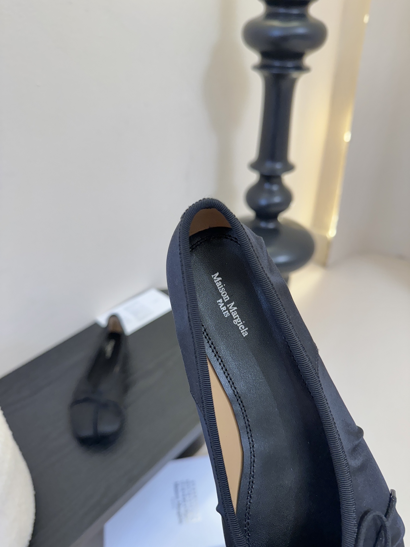 Maison Margiela丨MM6马吉拉新款皱褶分趾鞋 松紧绑带款Tabi分趾鞋 芭蕾舞鞋 原版开模