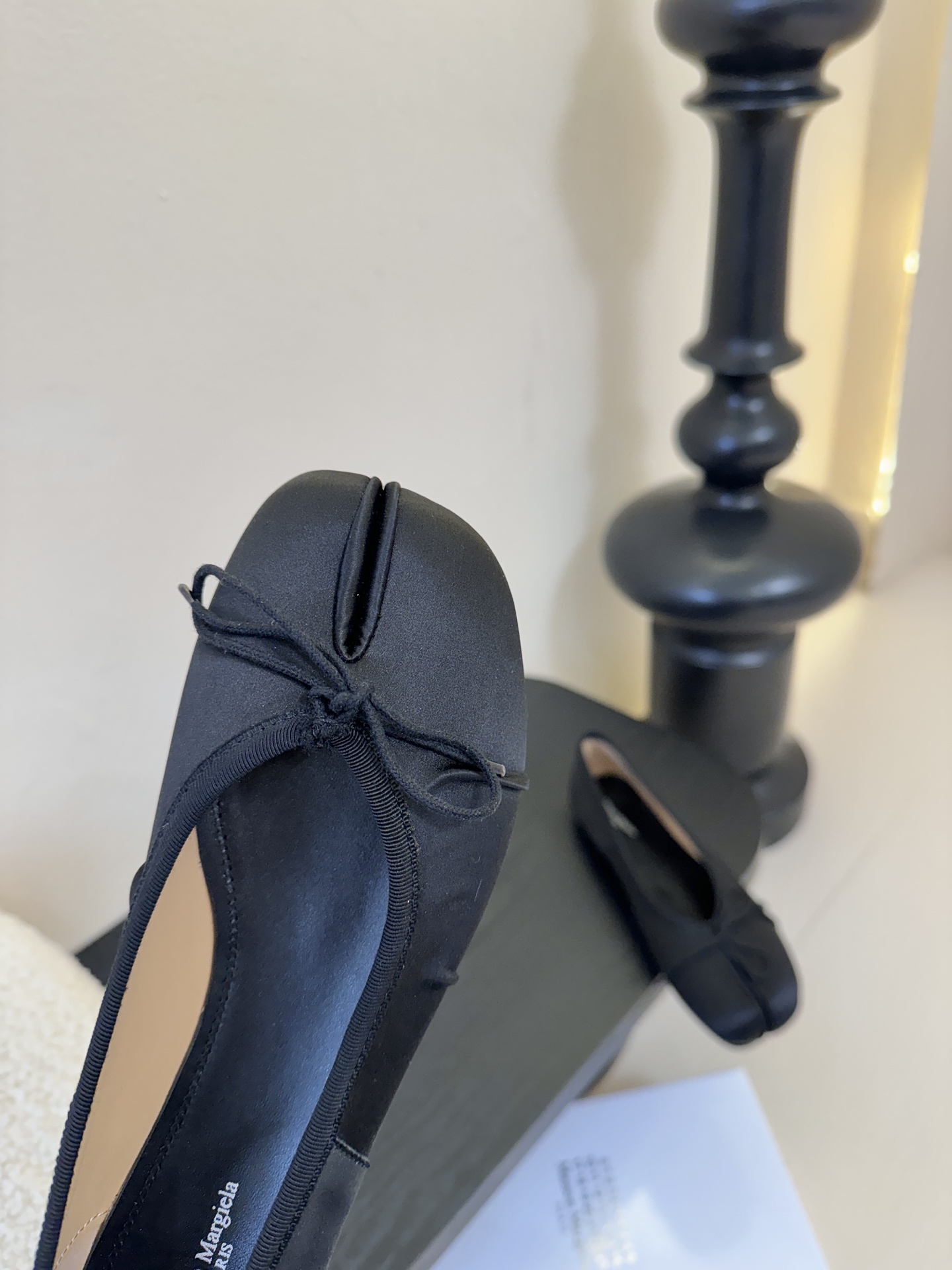 Maison Margiela丨MM6马吉拉新款皱褶分趾鞋 松紧绑带款Tabi分趾鞋 芭蕾舞鞋 原版开模