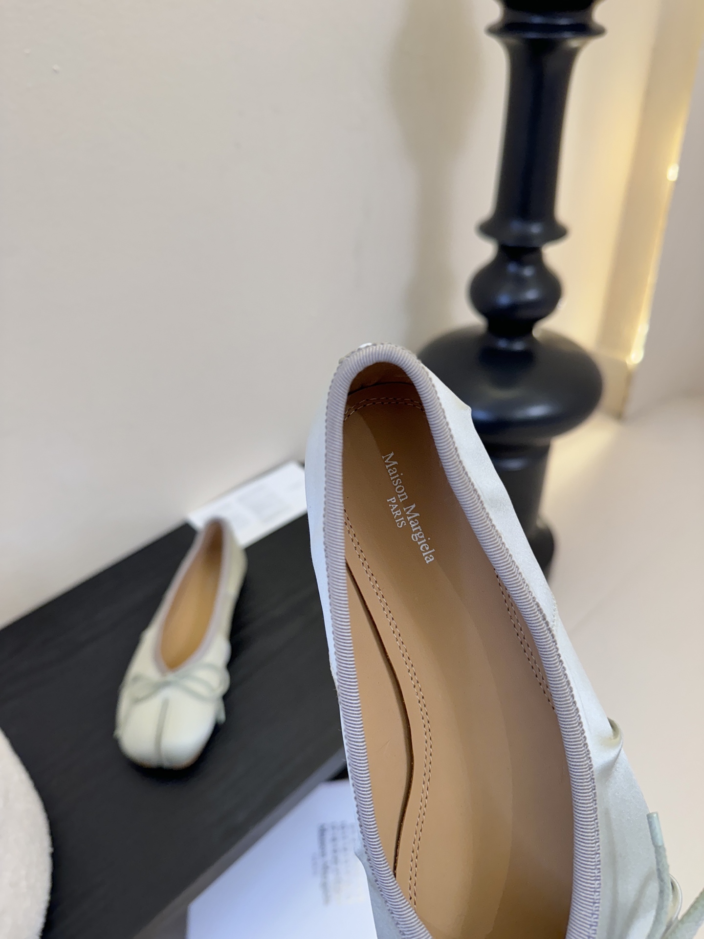 Maison Margiela丨MM6马吉拉新款皱褶分趾鞋 松紧绑带款Tabi分趾鞋 芭蕾舞鞋 原版开模