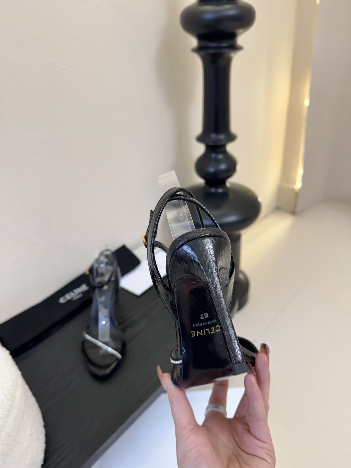 8.5跟CELINE思琳2026春夏最新走秀款高跟时装鞋 超多网红时尚博主种草 高级感舒适，配女神们的半