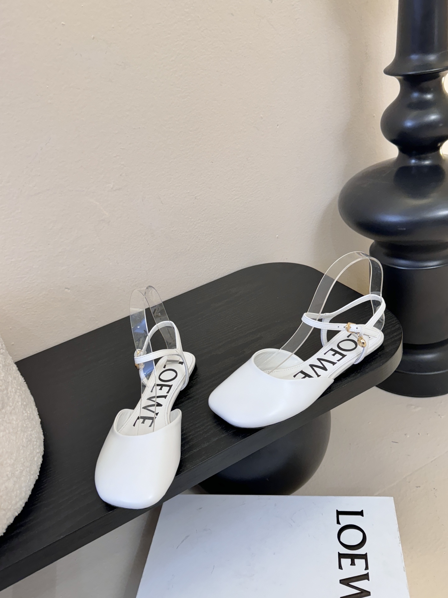 LOEWE罗意威 满钻玛丽珍凉鞋王炸组合！💎 冰蓝、黑粉、裸粉三色全配齐平底1cm+高跟8.5cm 不用