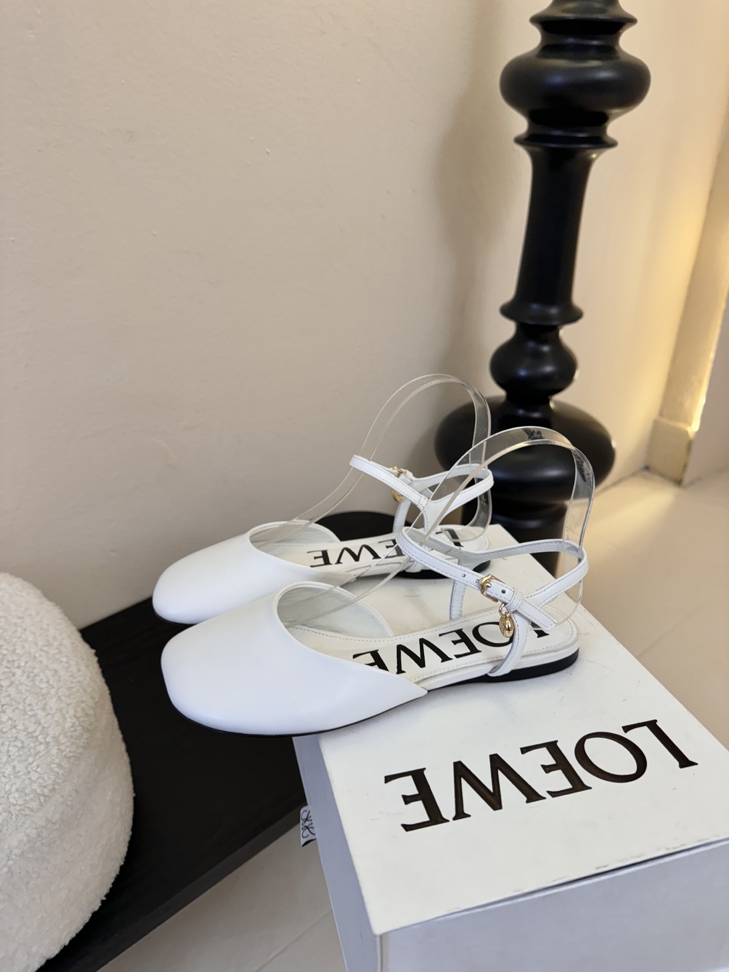 LOEWE罗意威 满钻玛丽珍凉鞋王炸组合！💎 冰蓝、黑粉、裸粉三色全配齐平底1cm+高跟8.5cm 不用