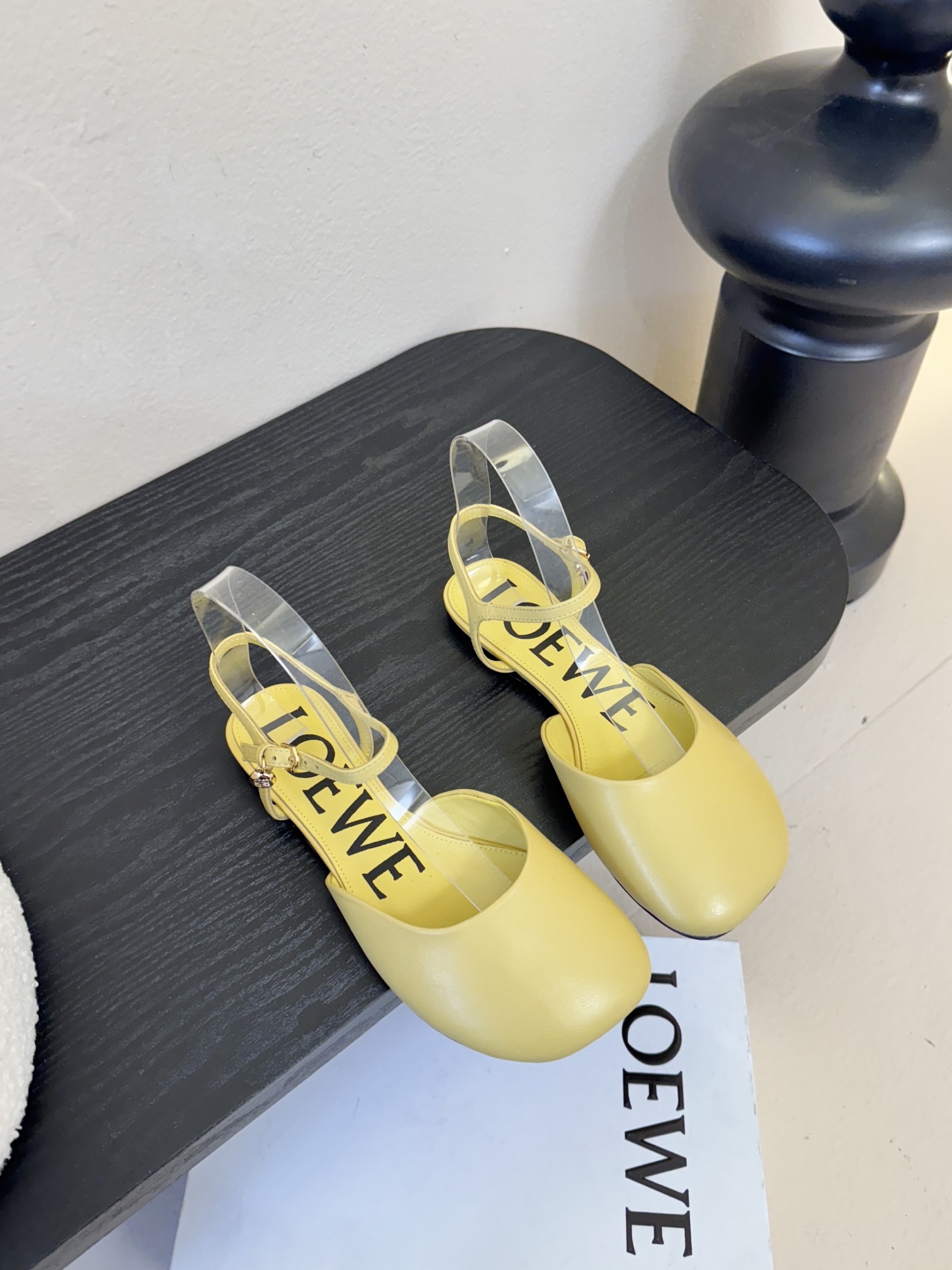 LOEWE罗意威 满钻玛丽珍凉鞋王炸组合！💎 冰蓝、黑粉、裸粉三色全配齐平底1cm+高跟8.5cm 不用