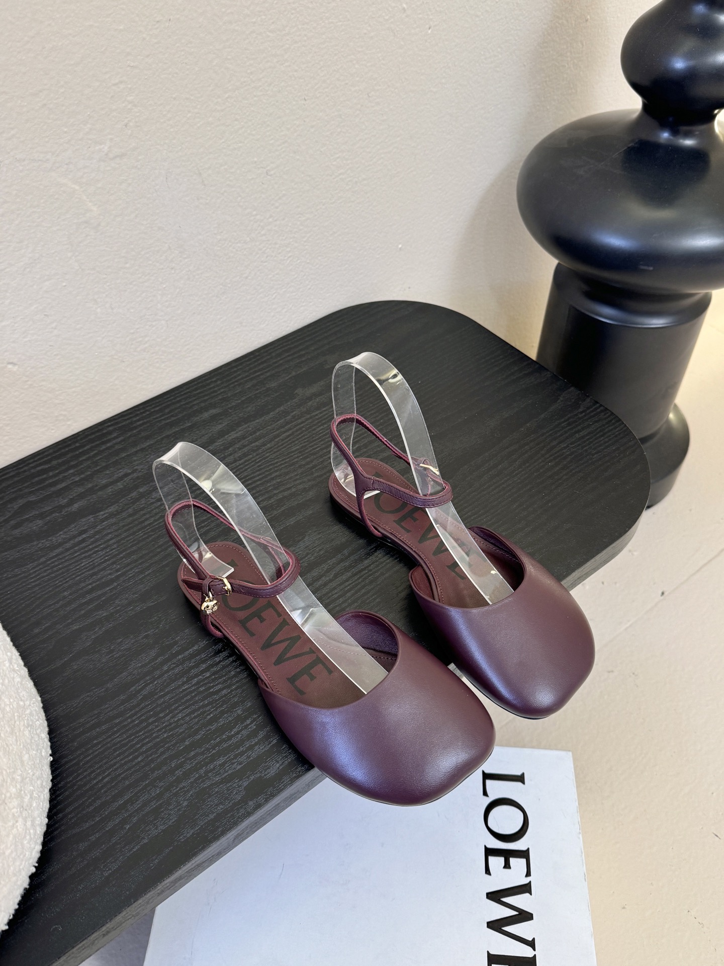 LOEWE罗意威 满钻玛丽珍凉鞋王炸组合！💎 冰蓝、黑粉、裸粉三色全配齐平底1cm+高跟8.5cm 不用