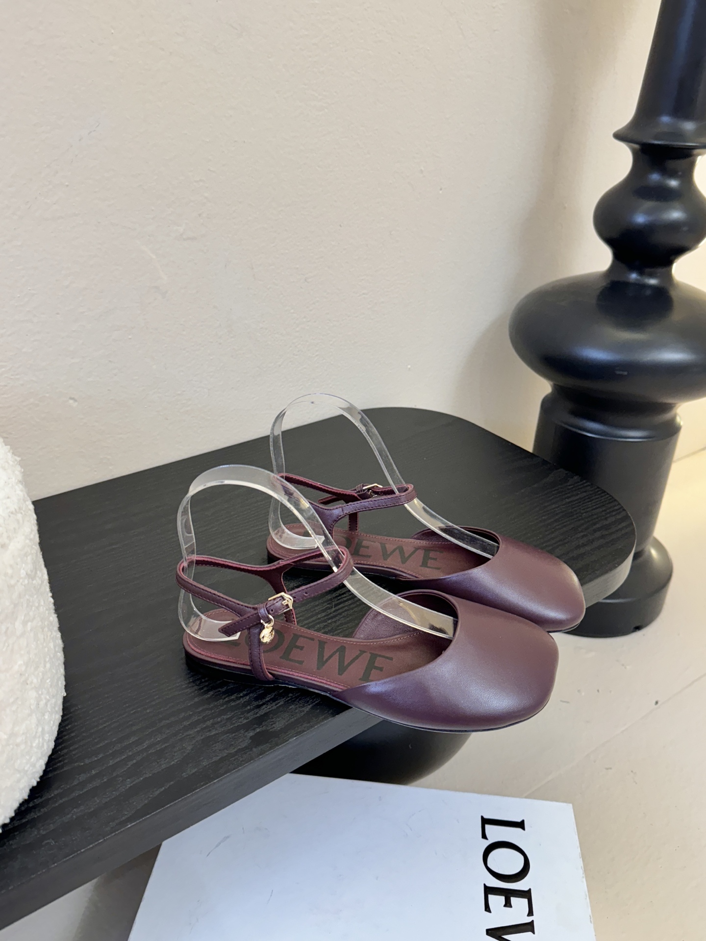 LOEWE罗意威 满钻玛丽珍凉鞋王炸组合！💎 冰蓝、黑粉、裸粉三色全配齐平底1cm+高跟8.5cm 不用