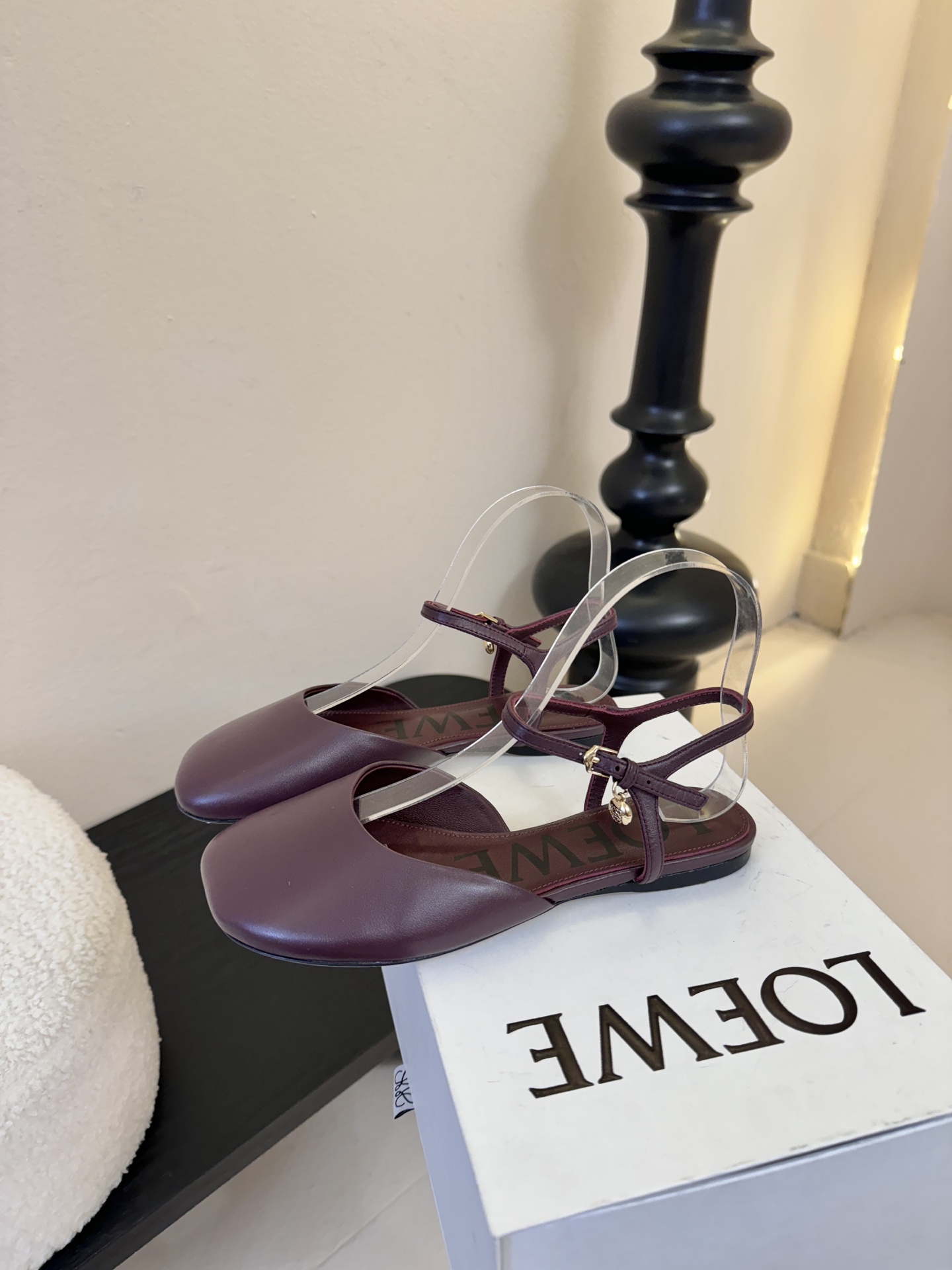 LOEWE罗意威 满钻玛丽珍凉鞋王炸组合！💎 冰蓝、黑粉、裸粉三色全配齐平底1cm+高跟8.5cm 不用