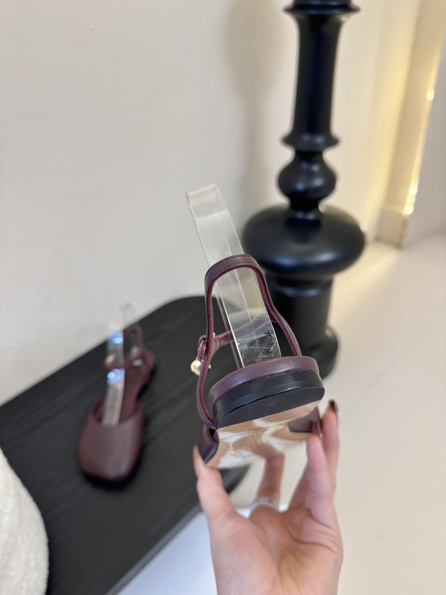 LOEWE罗意威 满钻玛丽珍凉鞋王炸组合！💎 冰蓝、黑粉、裸粉三色全配齐平底1cm+高跟8.5cm 不用