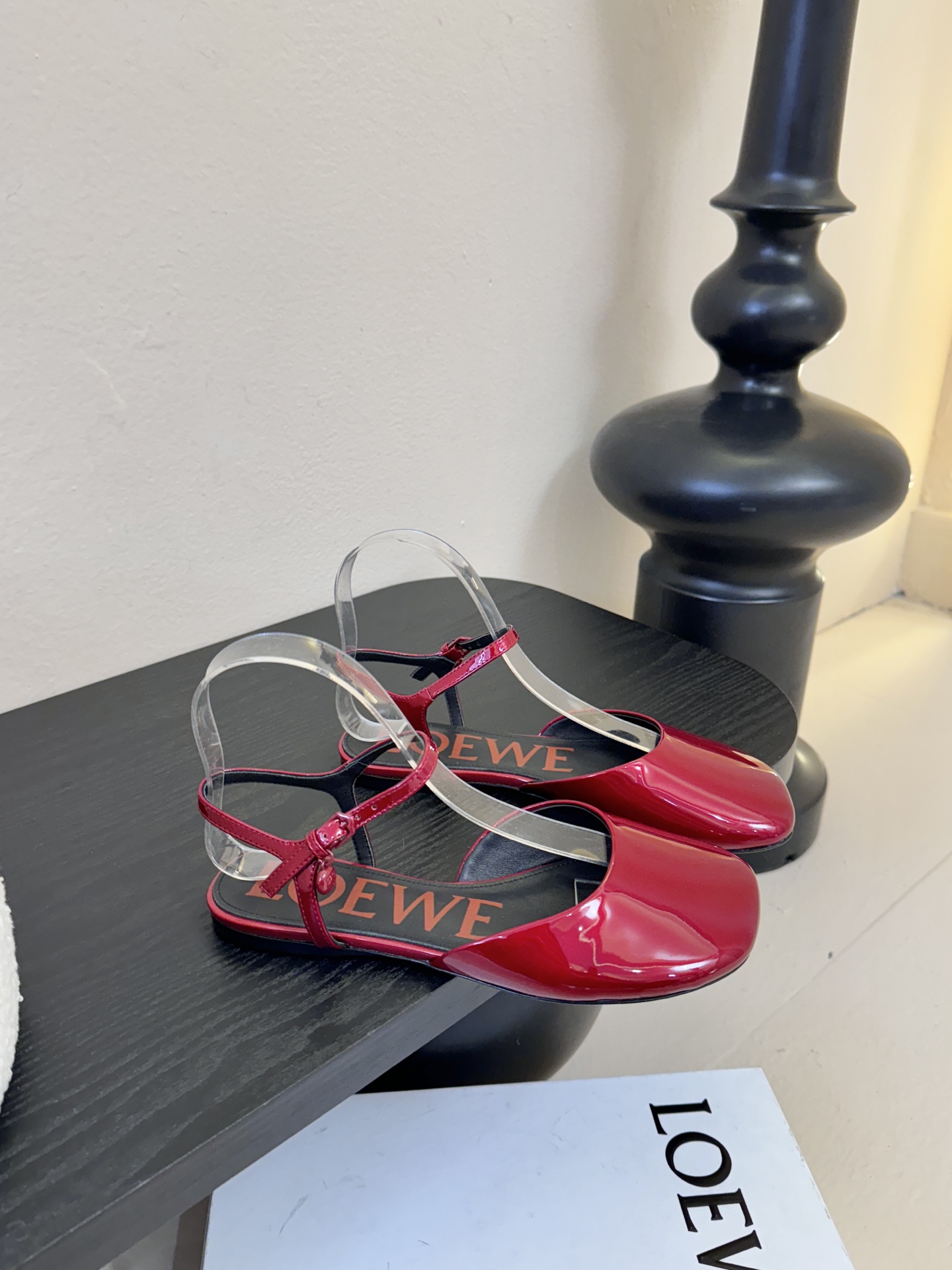 LOEWE罗意威 满钻玛丽珍凉鞋王炸组合！💎 冰蓝、黑粉、裸粉三色全配齐平底1cm+高跟8.5cm 不用