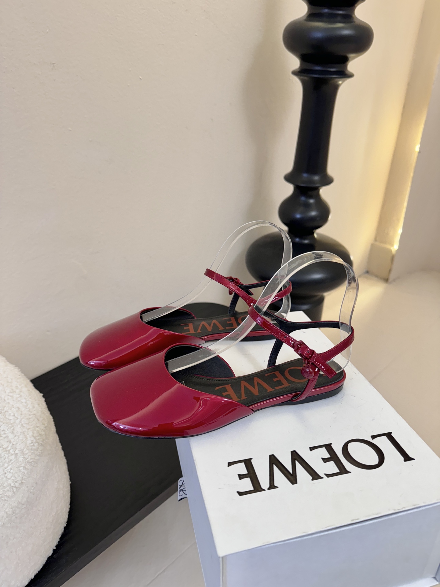 LOEWE罗意威 满钻玛丽珍凉鞋王炸组合！💎 冰蓝、黑粉、裸粉三色全配齐平底1cm+高跟8.5cm 不用