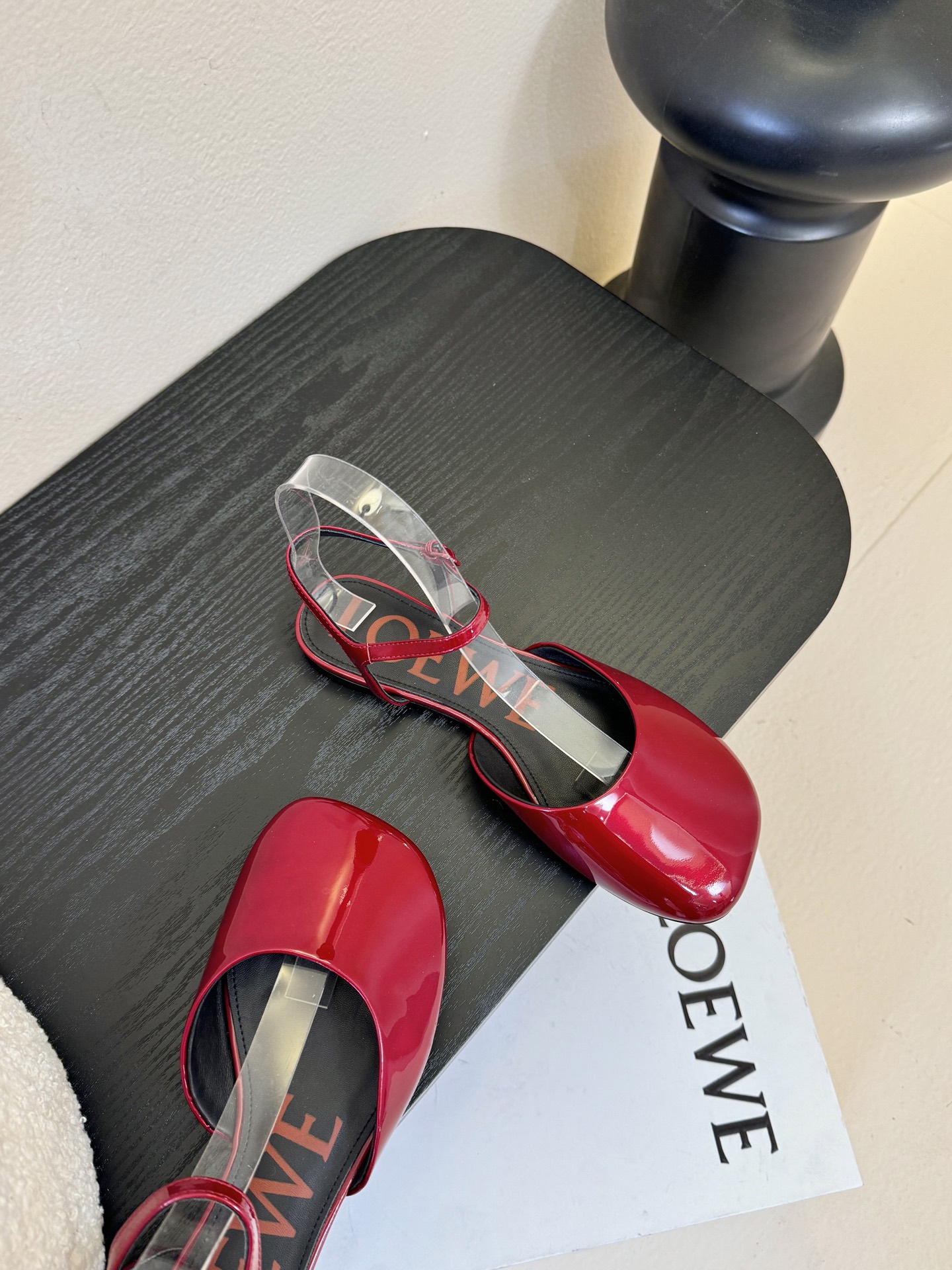 LOEWE罗意威 满钻玛丽珍凉鞋王炸组合！💎 冰蓝、黑粉、裸粉三色全配齐平底1cm+高跟8.5cm 不用