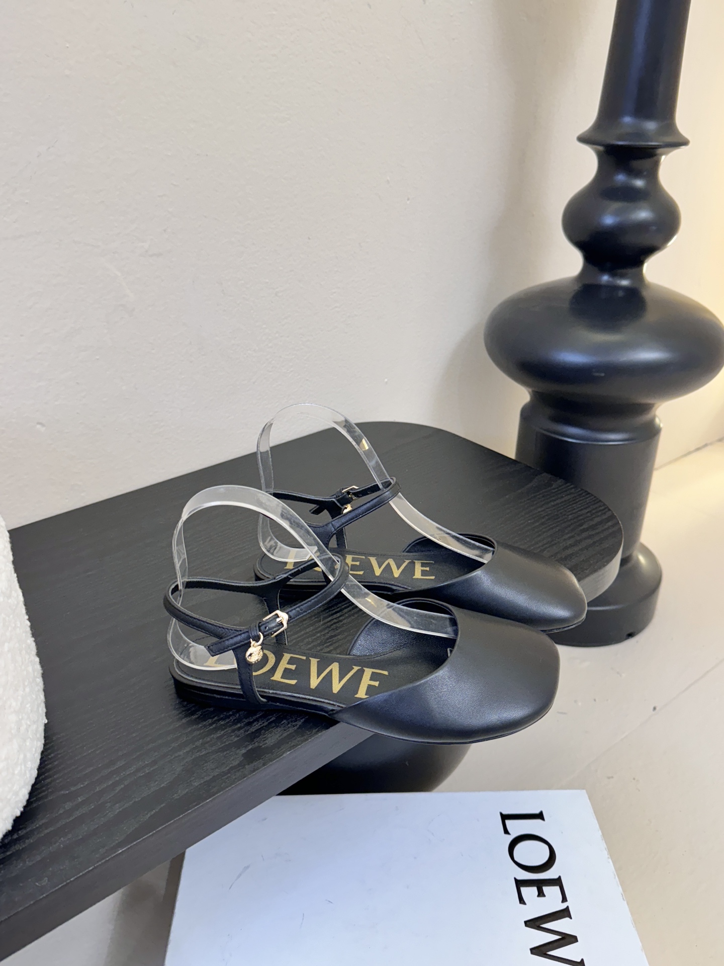 LOEWE罗意威 满钻玛丽珍凉鞋王炸组合！💎 冰蓝、黑粉、裸粉三色全配齐平底1cm+高跟8.5cm 不用