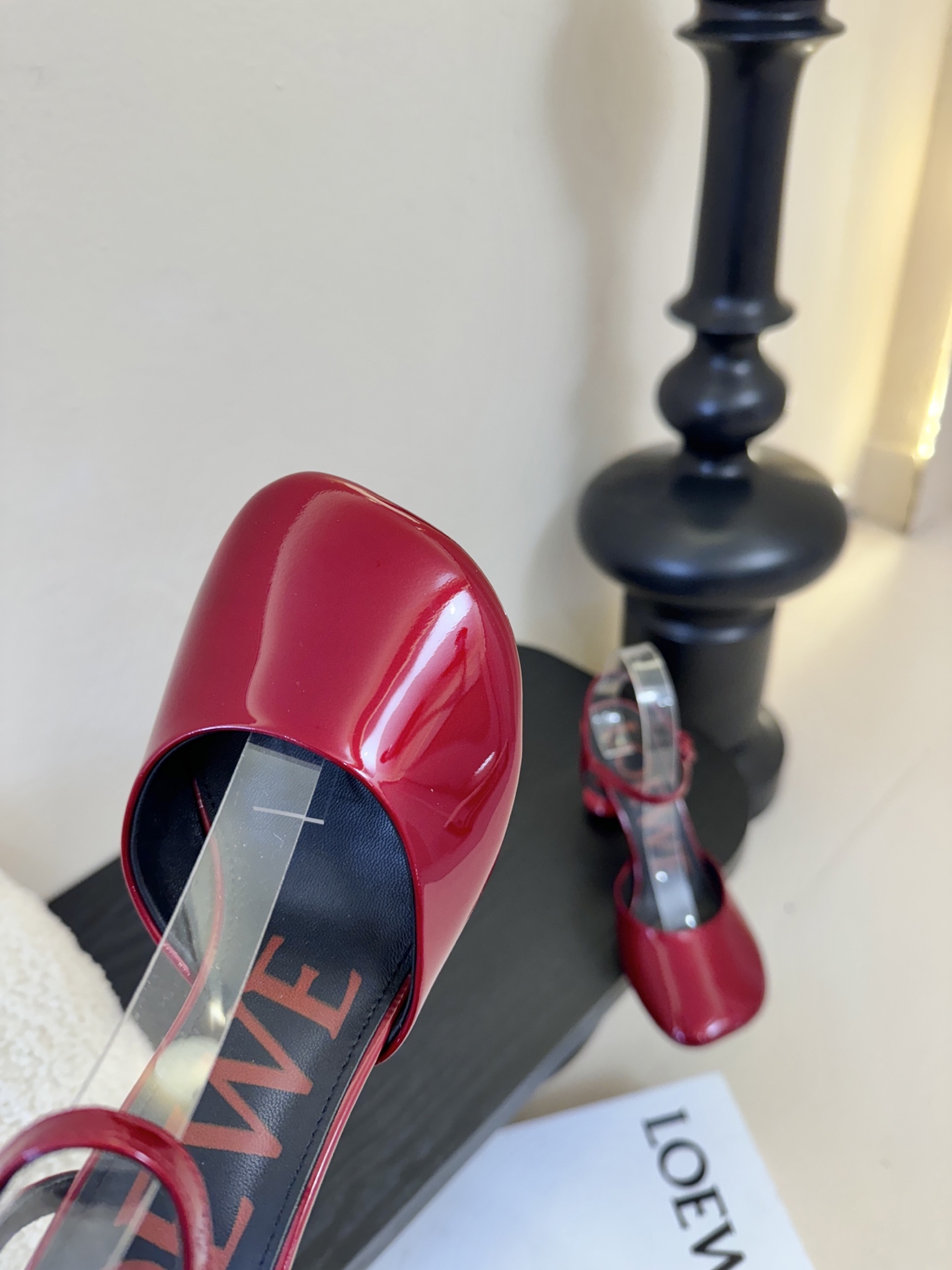 LOEWE罗意威 满钻玛丽珍凉鞋王炸组合！💎 冰蓝、黑粉、裸粉三色全配齐平底1cm+高跟8.5cm 不用