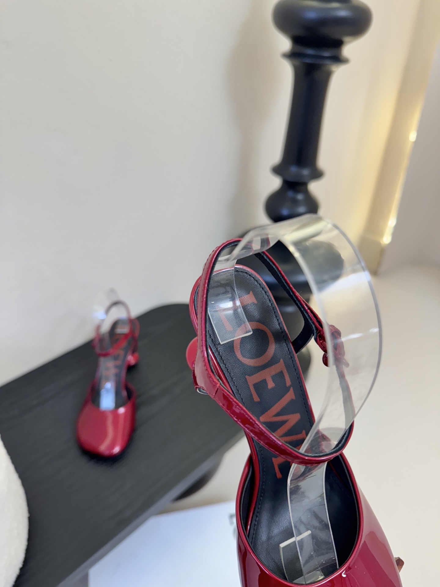 LOEWE罗意威 满钻玛丽珍凉鞋王炸组合！💎 冰蓝、黑粉、裸粉三色全配齐平底1cm+高跟8.5cm 不用