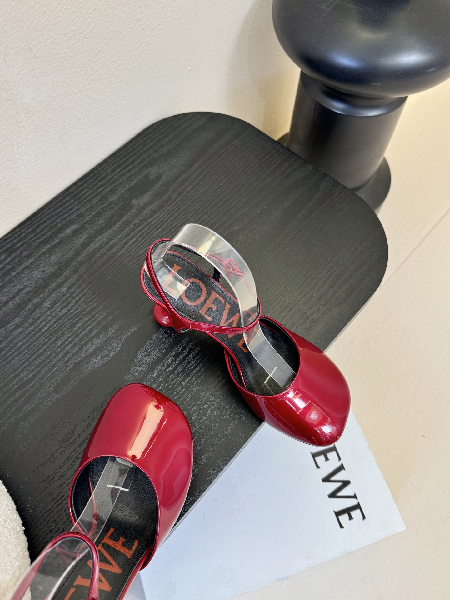 LOEWE罗意威 满钻玛丽珍凉鞋王炸组合！💎 冰蓝、黑粉、裸粉三色全配齐平底1cm+高跟8.5cm 不用