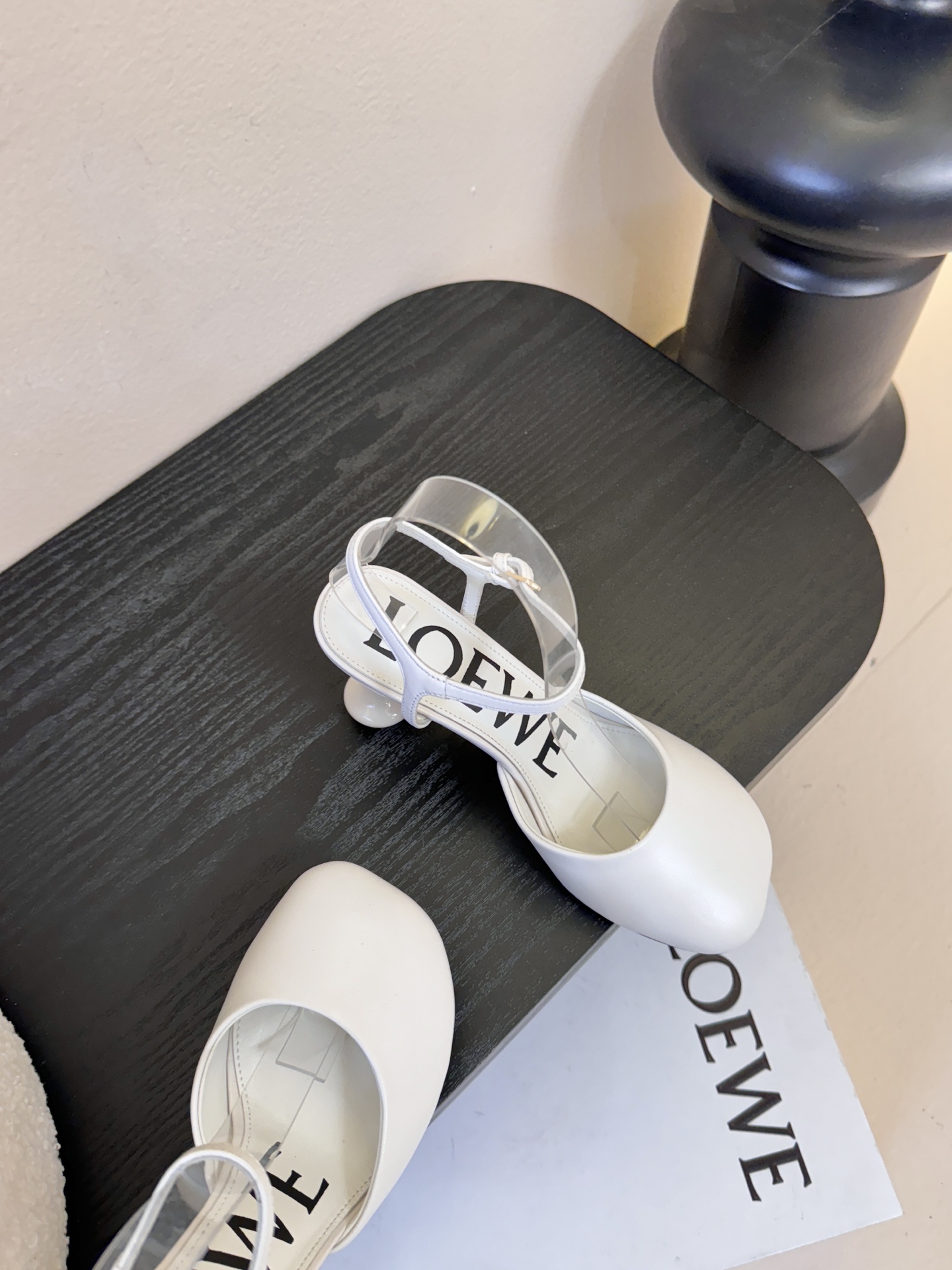 LOEWE罗意威 满钻玛丽珍凉鞋王炸组合！💎 冰蓝、黑粉、裸粉三色全配齐平底1cm+高跟8.5cm 不用