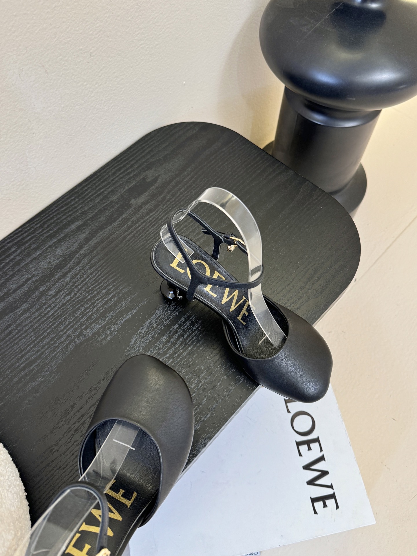 LOEWE罗意威 满钻玛丽珍凉鞋王炸组合！💎 冰蓝、黑粉、裸粉三色全配齐平底1cm+高跟8.5cm 不用