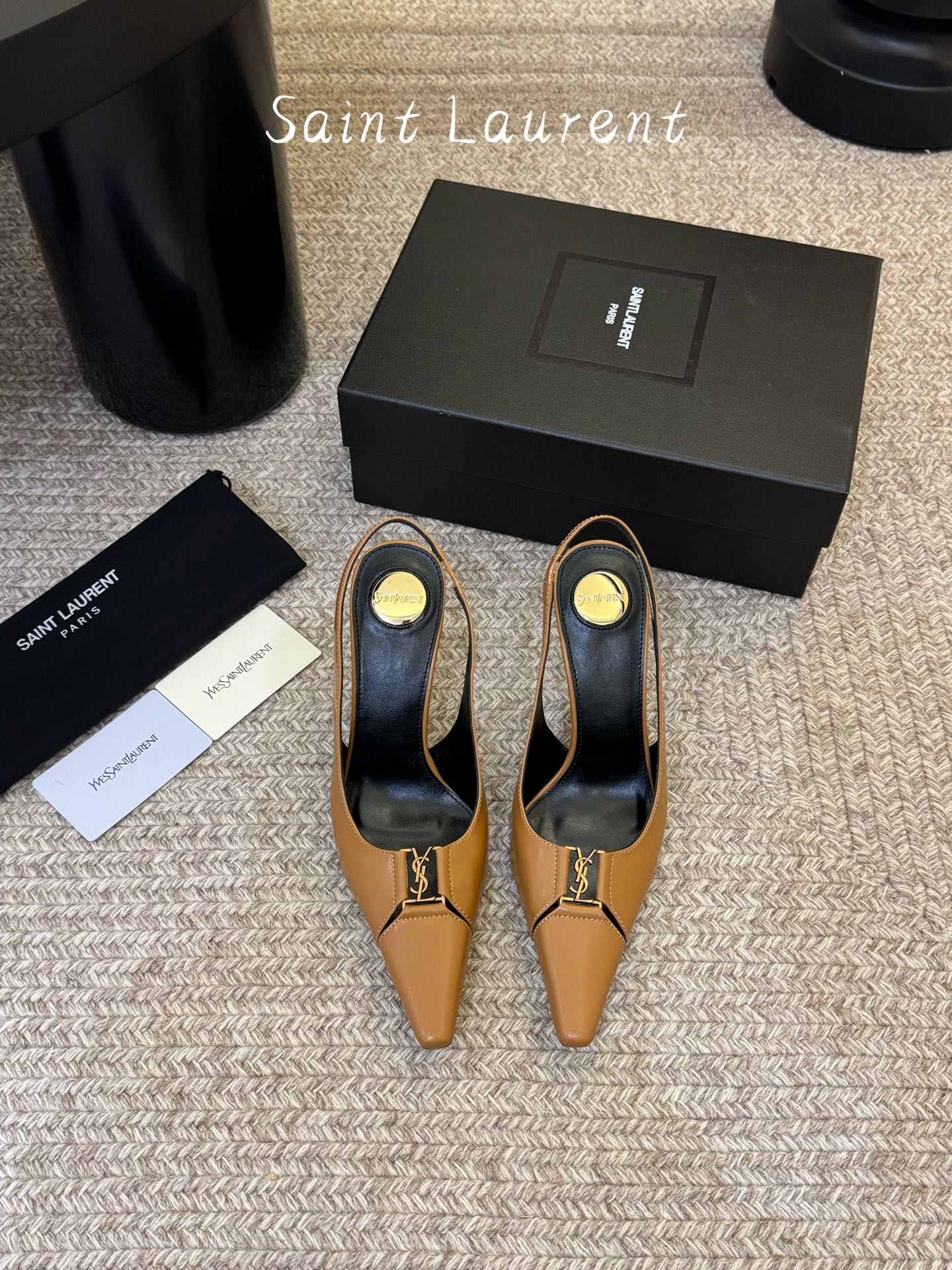 saint laurent 26ss ysl 尖头后空高跟鞋单鞋上脚特别稳，超跟脚，放心入！鞋跟是重新开