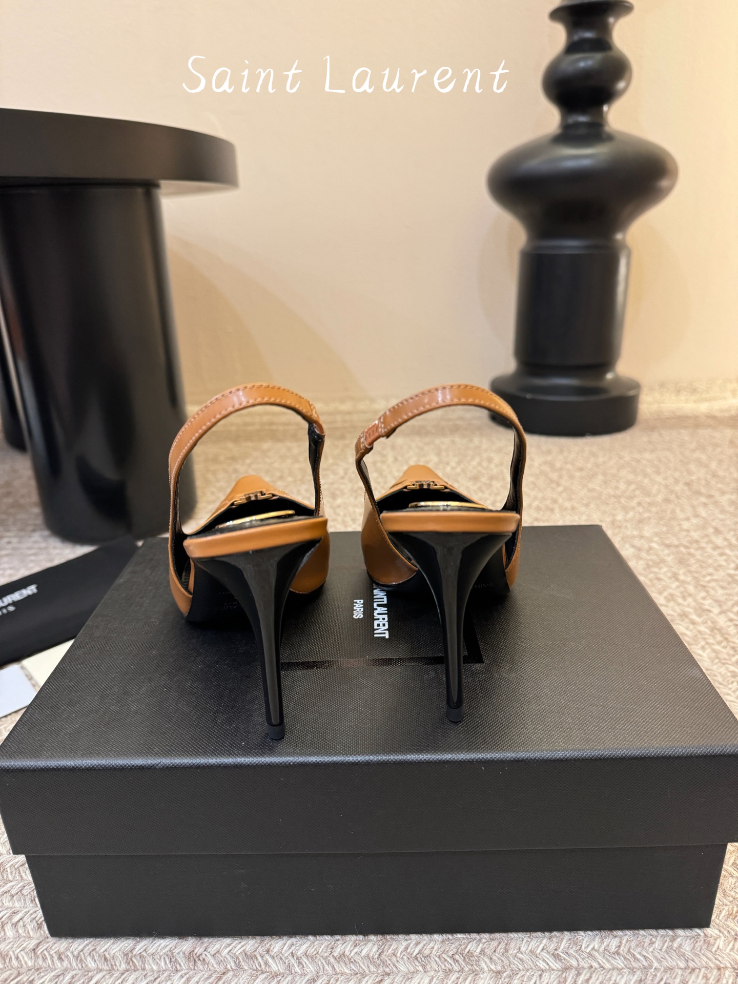 saint laurent 26ss ysl 尖头后空高跟鞋单鞋上脚特别稳，超跟脚，放心入！鞋跟是重新开