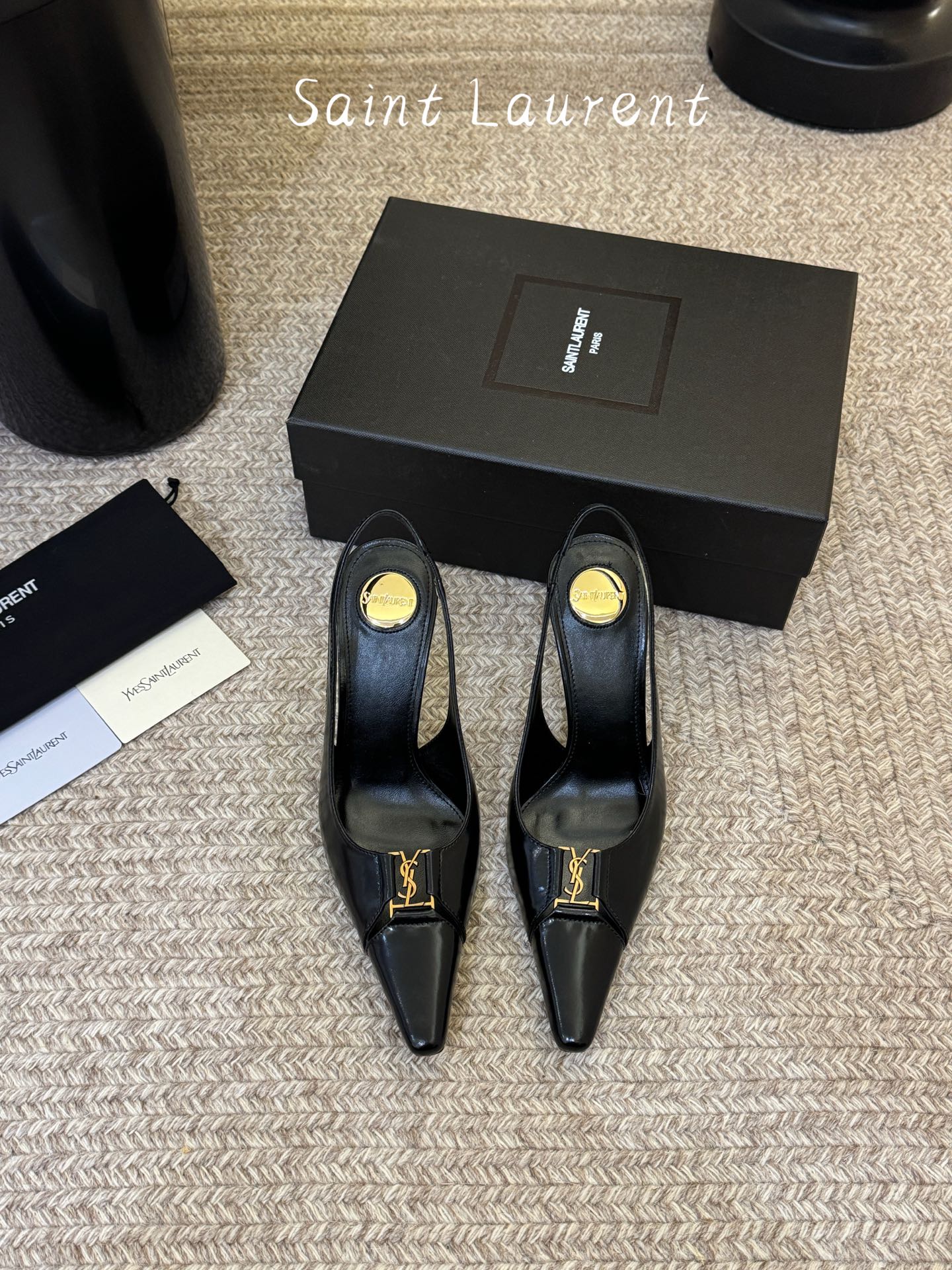 saint laurent 26ss ysl 尖头后空高跟鞋单鞋上脚特别稳，超跟脚，放心入！鞋跟是重新开