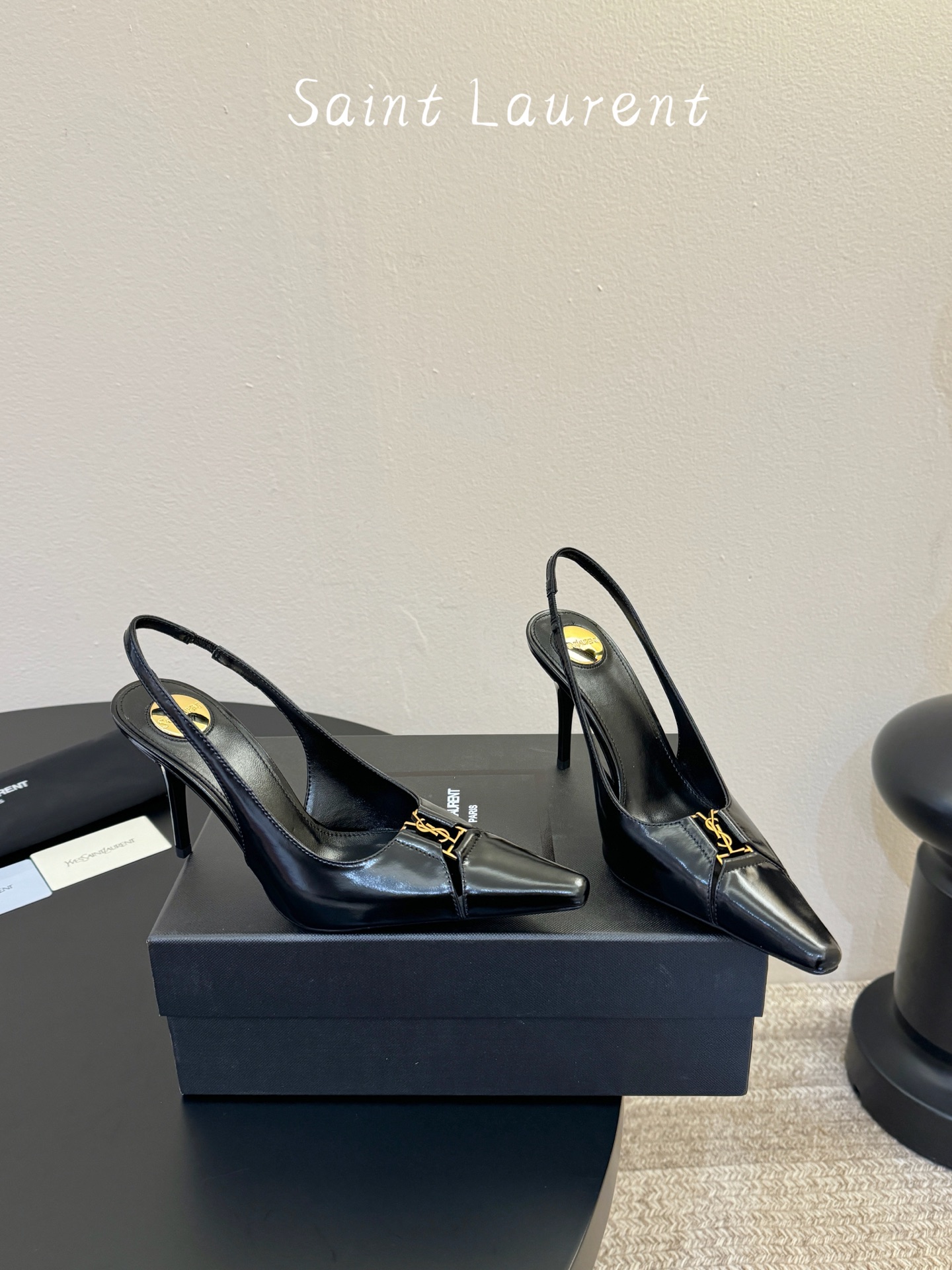 saint laurent 26ss ysl 尖头后空高跟鞋单鞋上脚特别稳，超跟脚，放心入！鞋跟是重新开