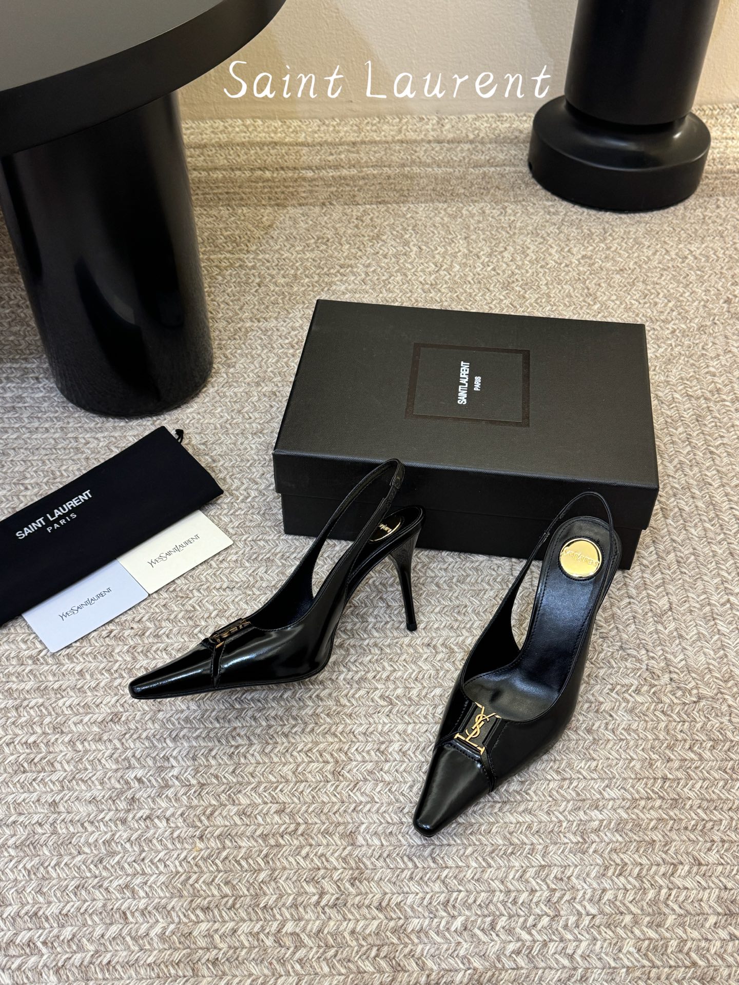saint laurent 26ss ysl 尖头后空高跟鞋单鞋上脚特别稳，超跟脚，放心入！鞋跟是重新开
