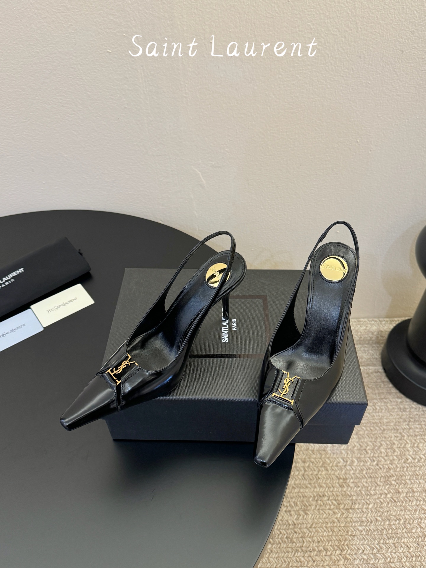 saint laurent 26ss ysl 尖头后空高跟鞋单鞋上脚特别稳，超跟脚，放心入！鞋跟是重新开